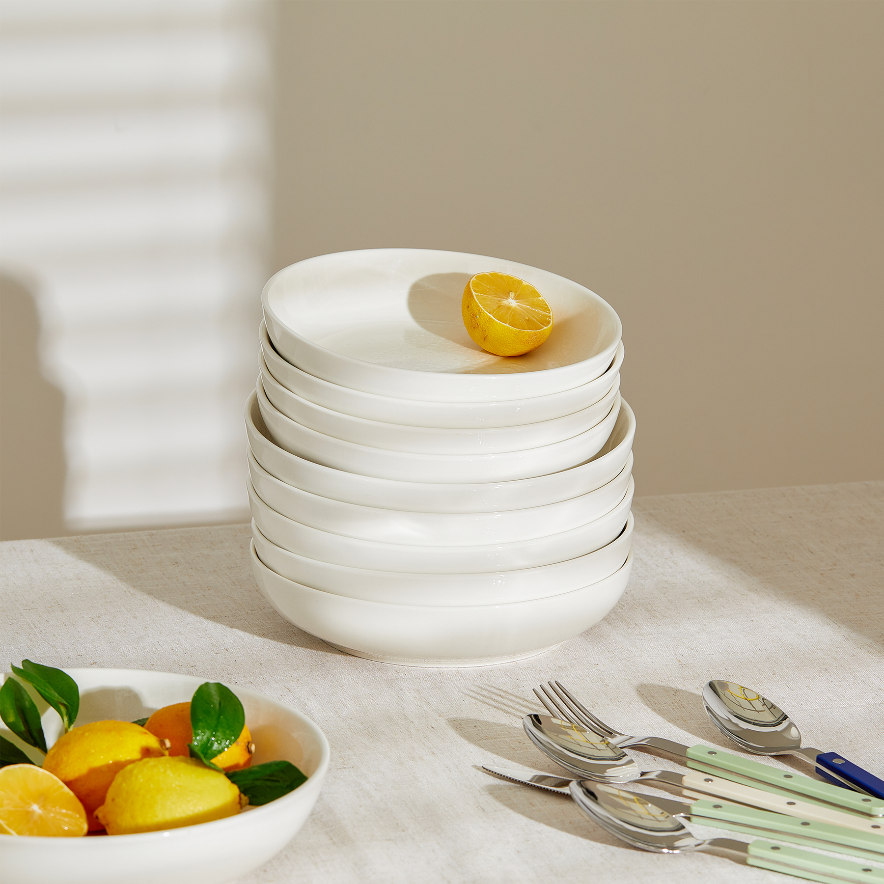 Amazon.com | Sweese 22oz Porcelain Pasta Bowls Set - 7.6