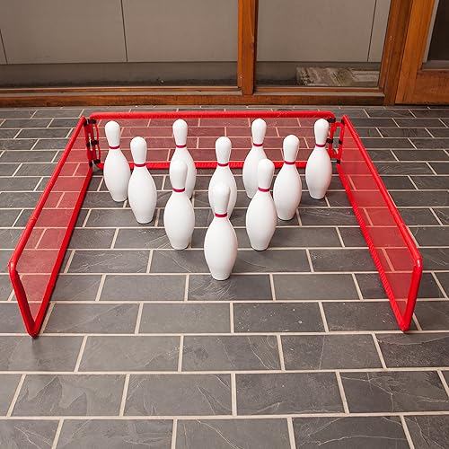 Miniatura 6 de Champion Sports Bowling Pin Backstop: Equipo de artículos deportivos para entrenamiento y juegos familiares