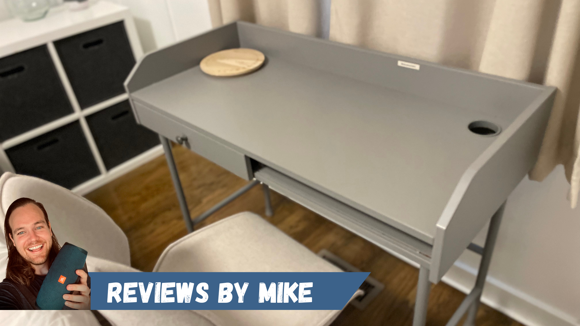 Watch Honest Review of Ikea HAUGA Desk on Amazon Live
