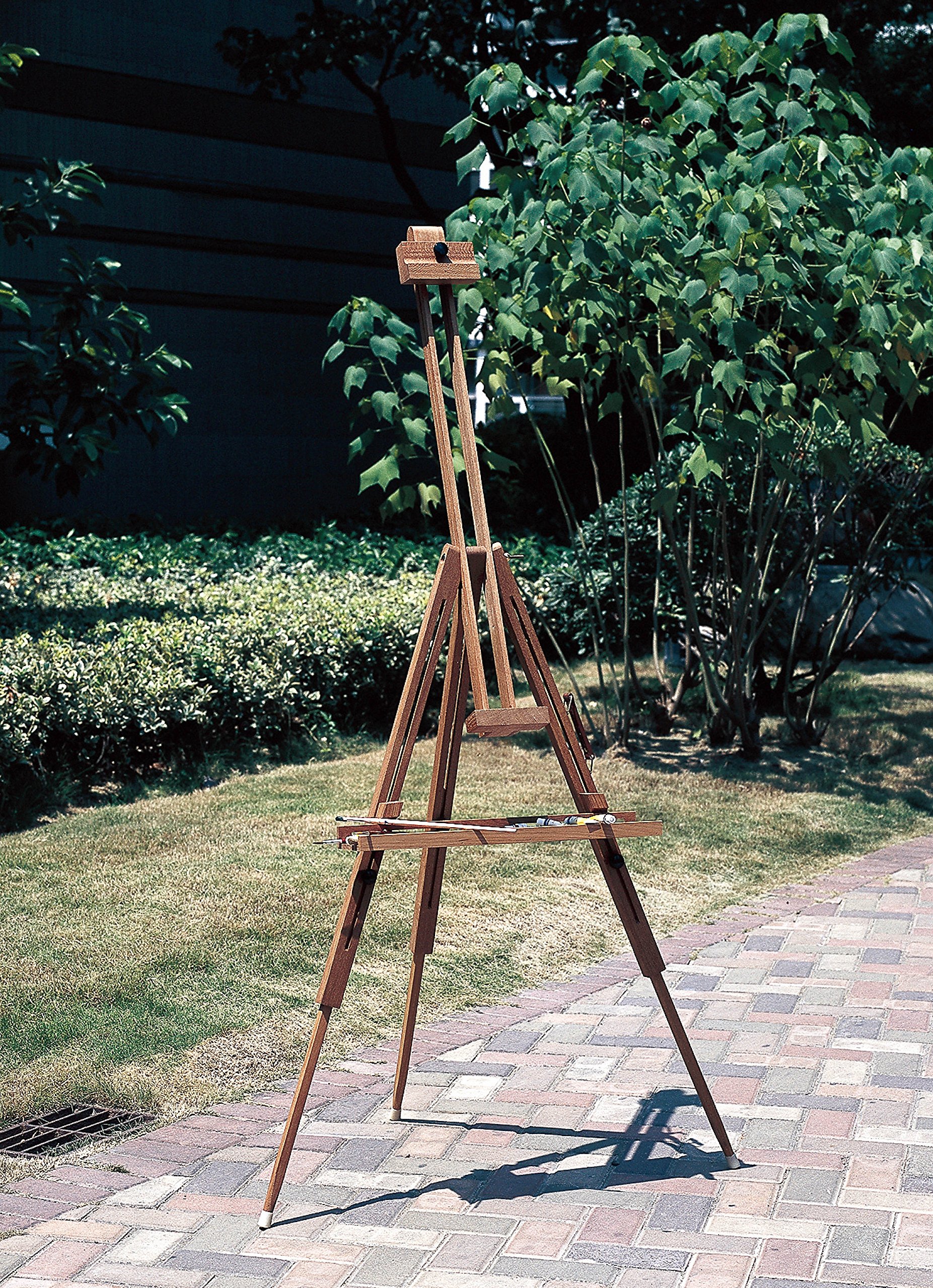 Exerz Field Easel Wooden/Tripod Artist Easel Portable Painting Beech