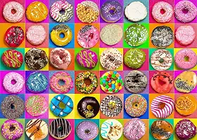 Nattork Quebra-Cabeças De 1000 Peças Para Adultos, Famílias (Donuts) Peças Se Encaixam Perfeitamente