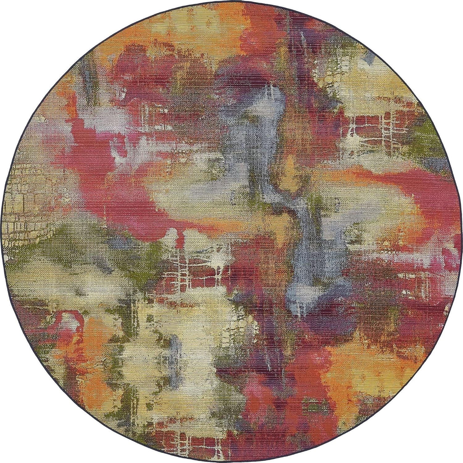 Unique Loom Outdoor Modern Collection Area Rug Azera (8