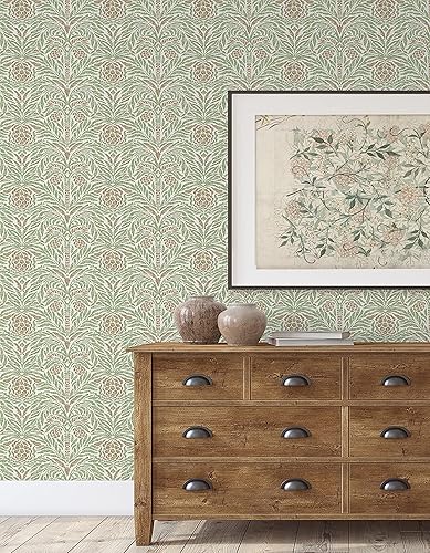 Vista 180 de Tommy Bahama - Papel tapiz para despegar y pegar, papel tapiz tropical para dormitorio, tocador, cocina, vinilo, cobertura de 30.75 pies cuadrados