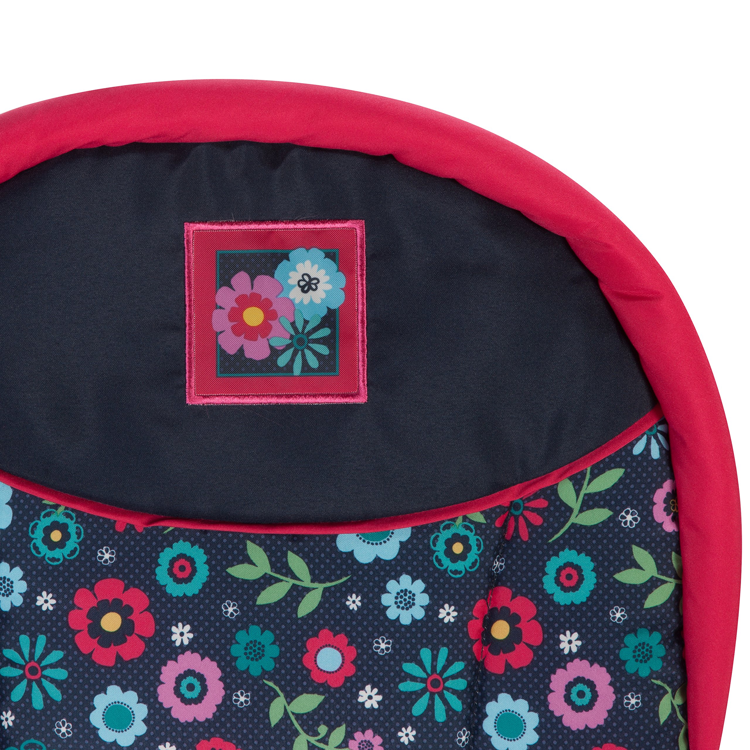 Cosco Kids Highchair for Baby, Simple Foldable High Chair, Convenient, Lightweight, and Compact Design, Flower Garden