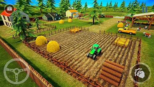 jogo de simulador de agricultura - feliz aventura de vida na cidade da fazenda, crescer e colher