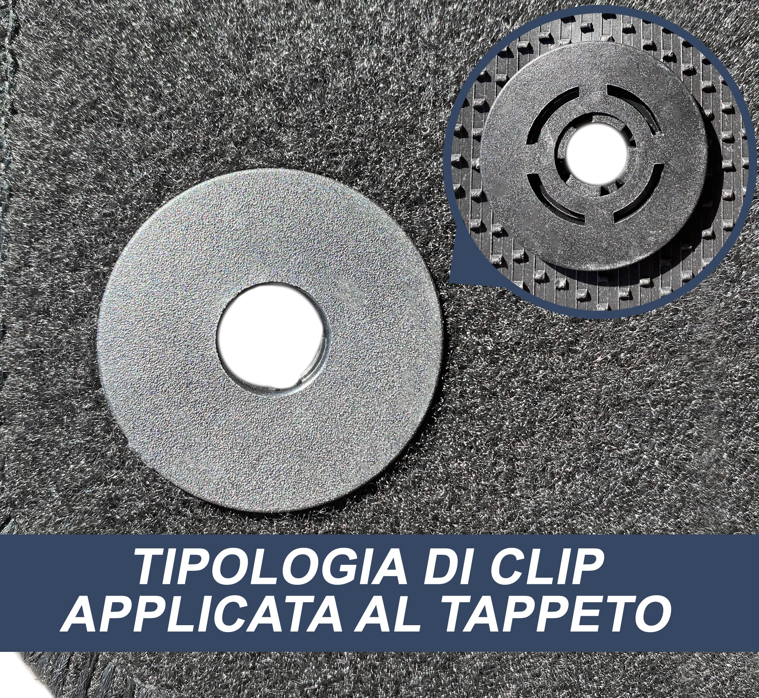 Tappetini in Moquette compatibili con Volkswagen Polo III 6N 94-01, p