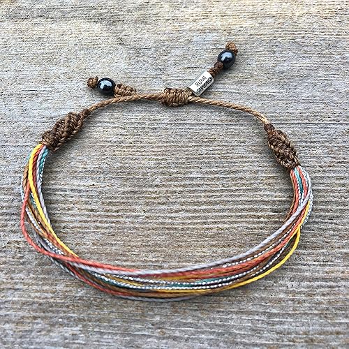 Miniatura 290 de Surfer Bracelets for Men - Handmade Surfer Rope Adjustable Friendship Bracelets - Surf String Bracelet for Couple Women Men Waterproof Beach Jewelry