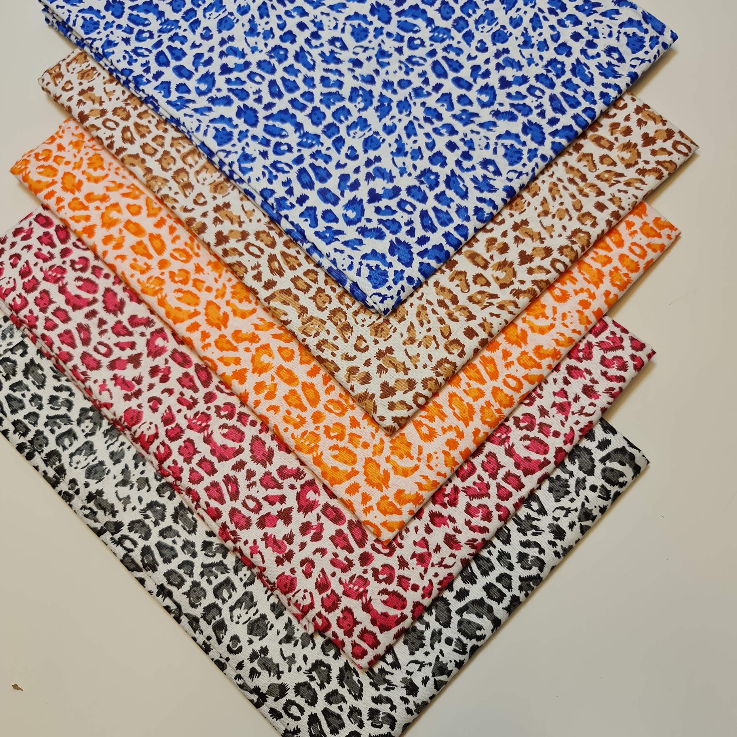 100% Cotton Poplin Floral-Print Midi Dress In Blue - Foto 10