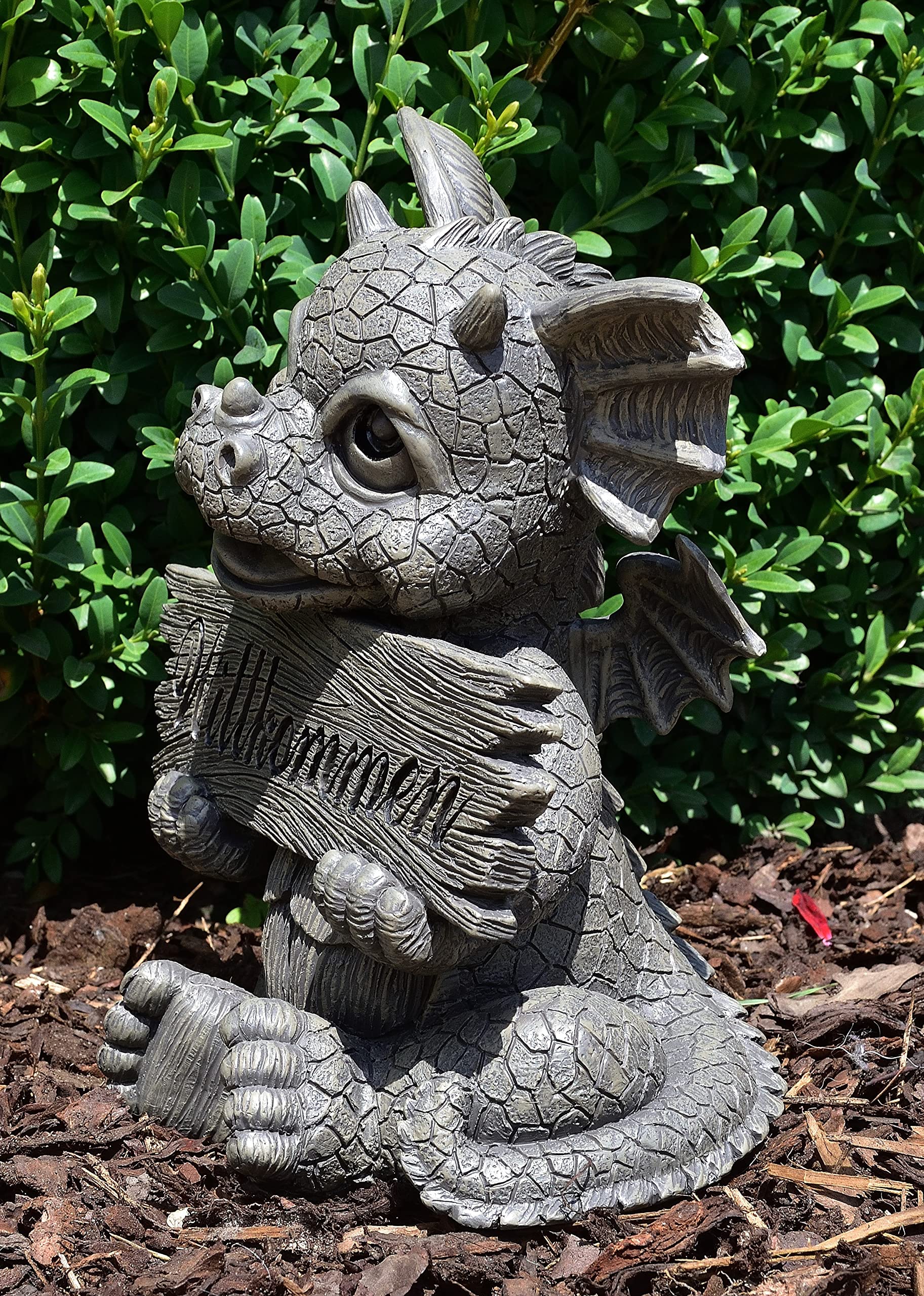 Gartendrache Welcome - Garten, Figur, Willkommen