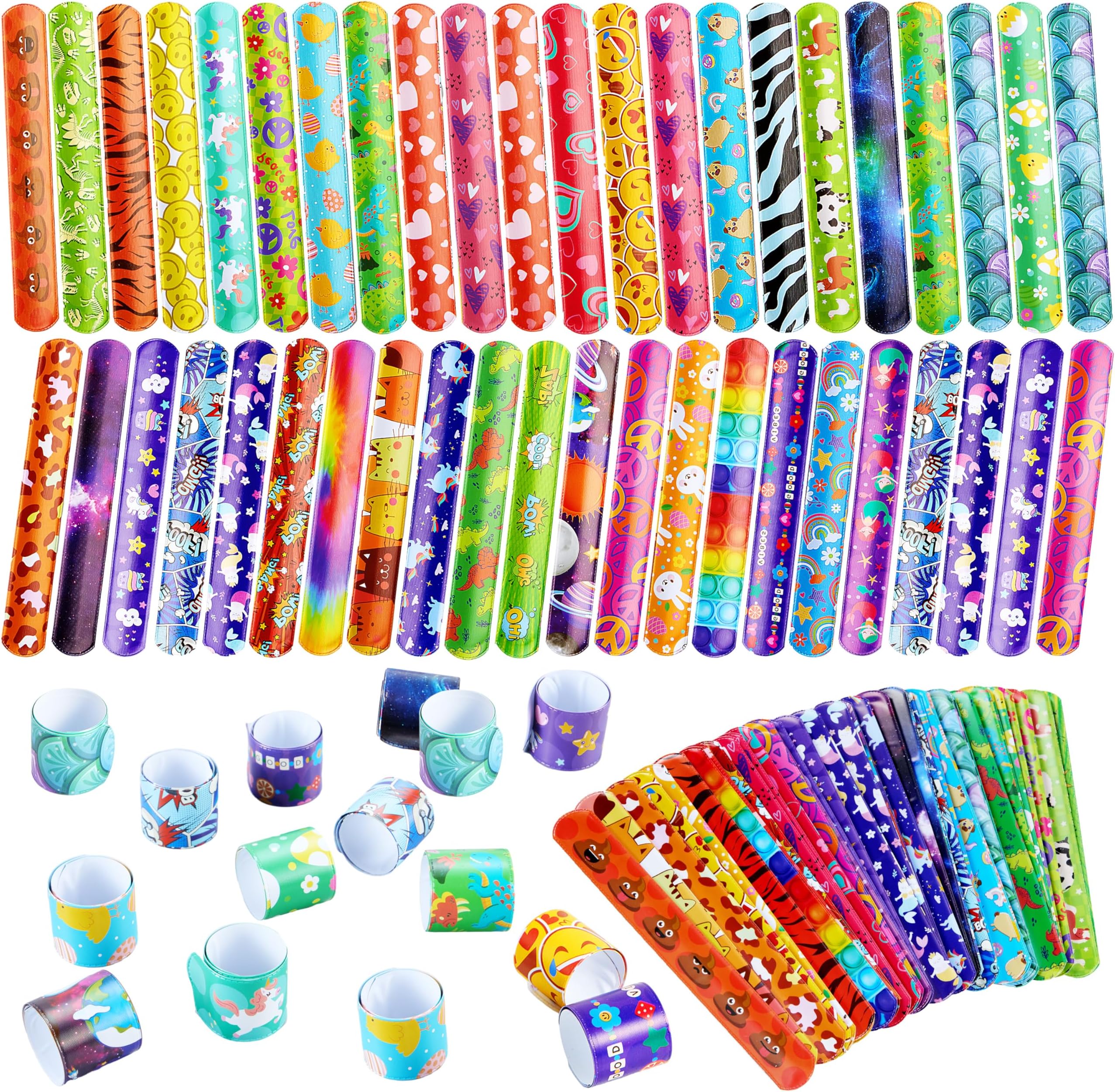 288 Pcs Slap Bracelets