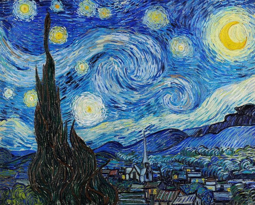 星月夜 The starry night Van Gogh プレイマット OMA 星月夜 The starry night Van Gogh プレイマット OMA 星月夜 The