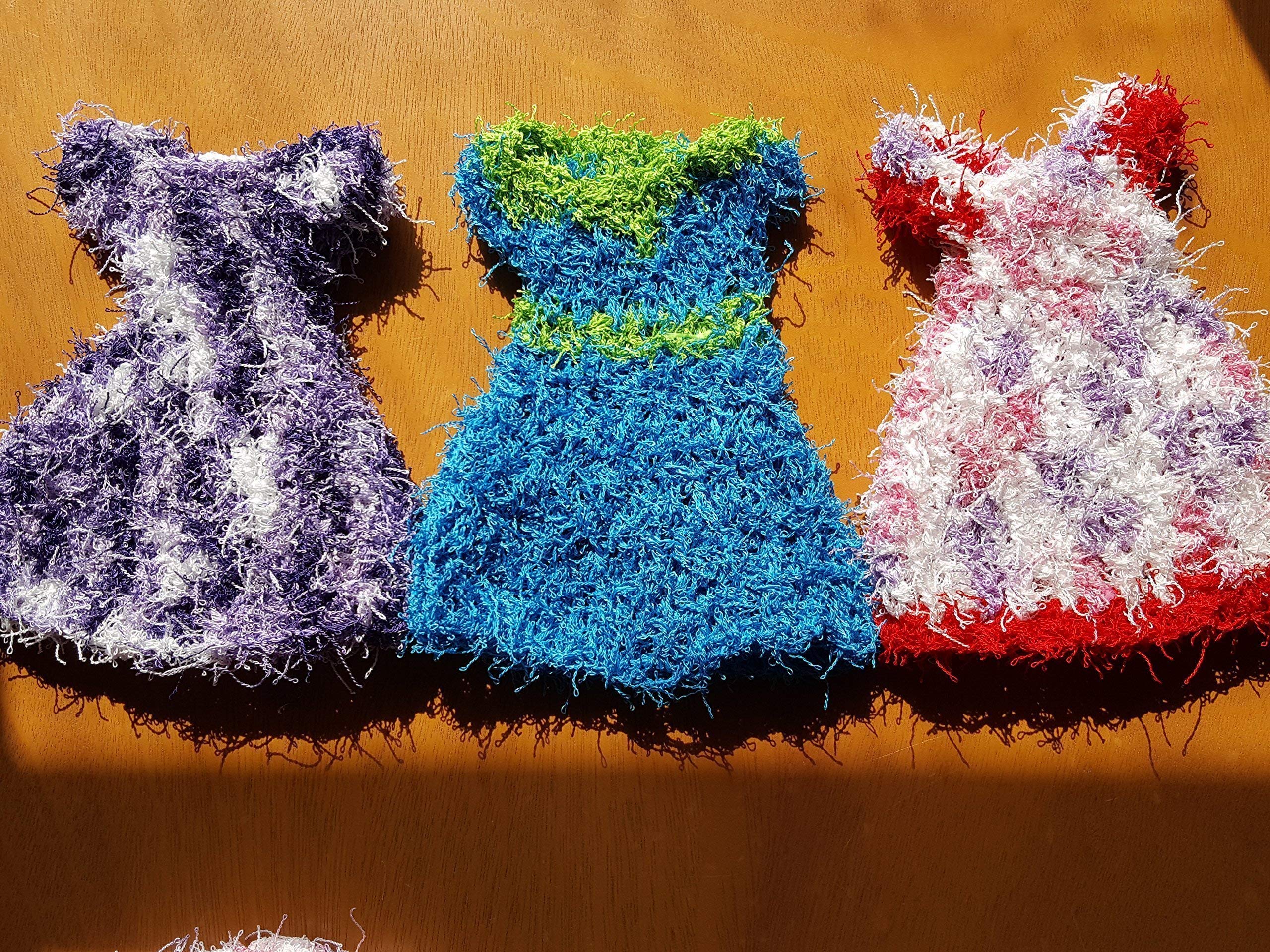 Crochet Dishcloth Dress Free Embroidery Patterns