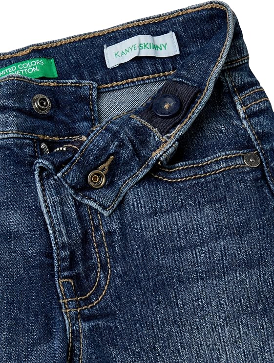 United Colors of Benetton Pantalone 42VXGE020 Pants, Blu