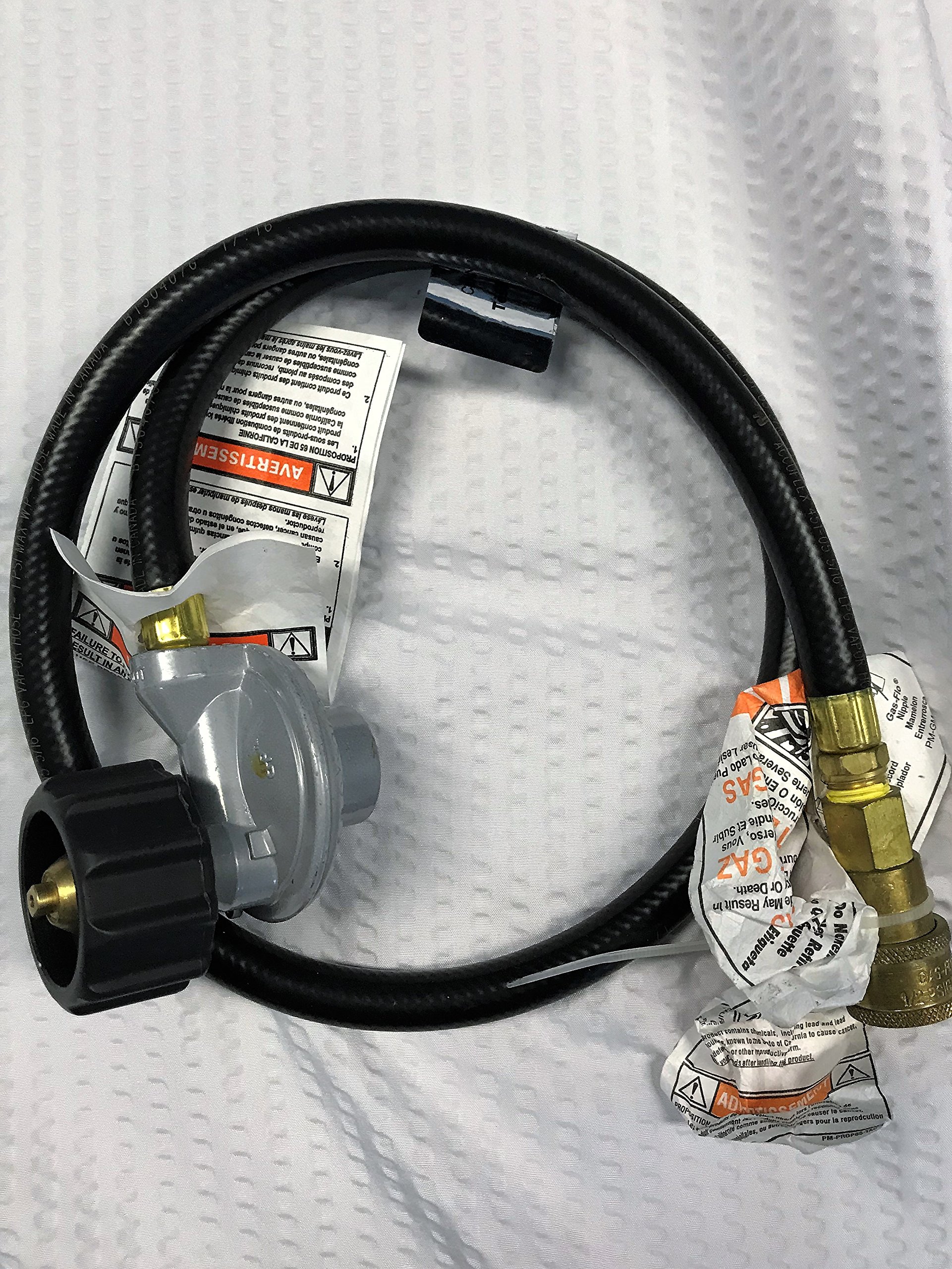 TECInfrared Gas Grill Factory Replacement QD Hose & LP Propane Regualtor for FR & G Series REG102QDFR