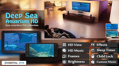 Free deep sea aquarium HD - aproveite o aquário subaquático em sua HDR 4K TV, 8K TV e dispositivos d