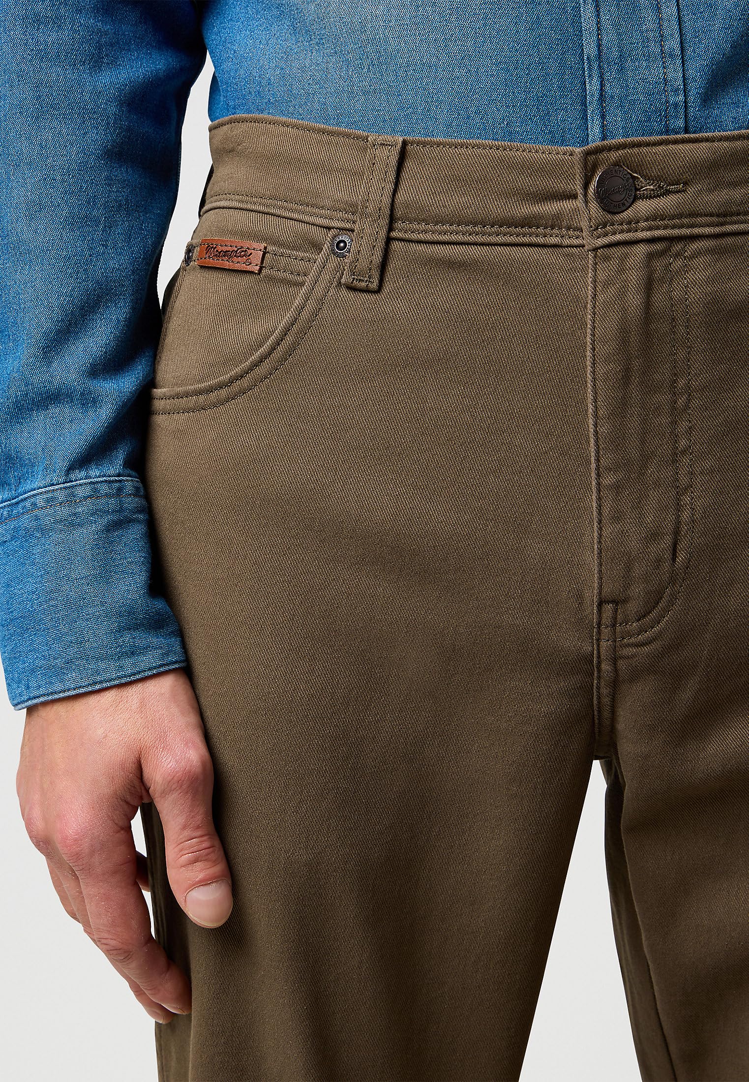 Wrangler - Jeans Herren - Authentic Straight Fit - Texas - Tarmac – Bild 6