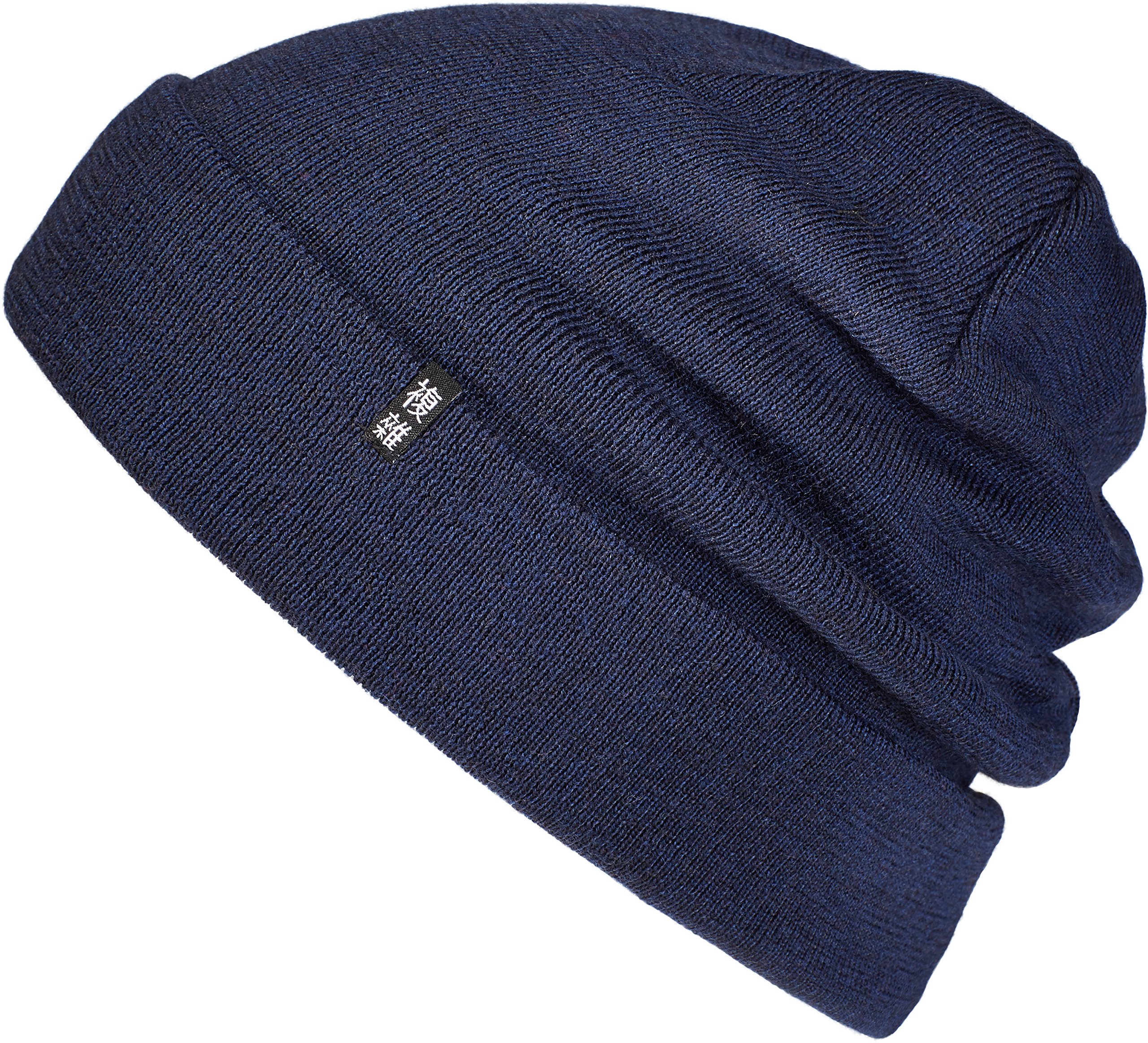 Enter the Complex® Wintermutsen voor heren en dames, gebreide muts, 100% merinowol, Lichtgrijs, One size