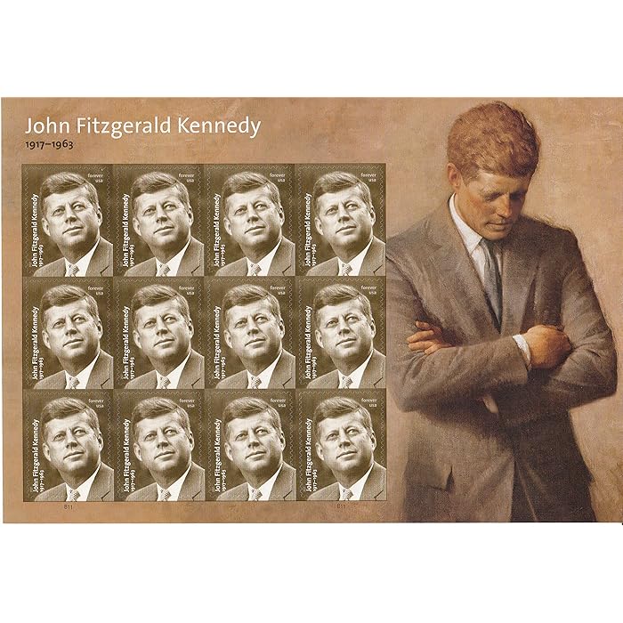 Buy 12 John Fitzgerald Kennedy JFK USPS 1 Ounce Forever Stamps First