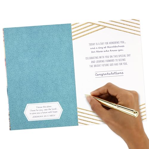 DaySpring Religious Graduation Card (Graduation Prayer)