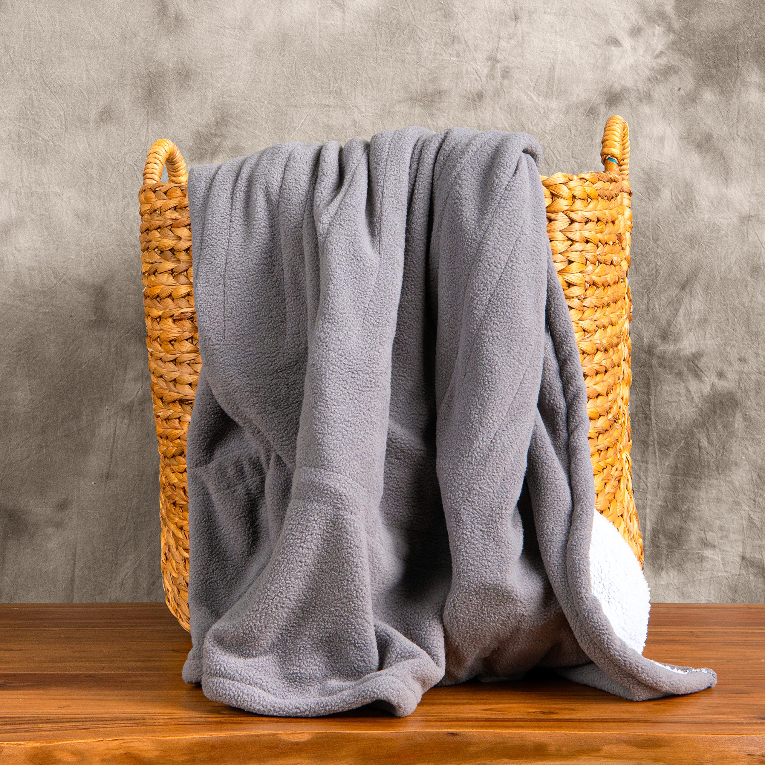 Amazon.com: Florence u0026 Sheridan | Reversible Sherpa/Fleece Electric Throw  Blanket, 50x60 With 5-Heat Setting Controller, Beige : Home u0026 Kitchen