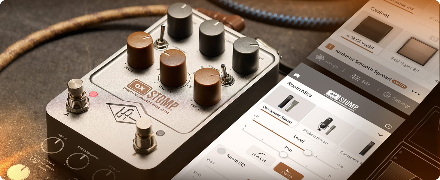 Amazon.com: Universal Audio OX Stomp Speaker Emulator Pedal