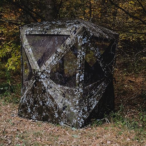 Miniatura 2 de Barronett Blinds Big Mike Portable Hunting Blnid, Tall Hub Blind, Shoot While Standing, Low Profile Windows, 2-Person, 80" x 75" x 75"