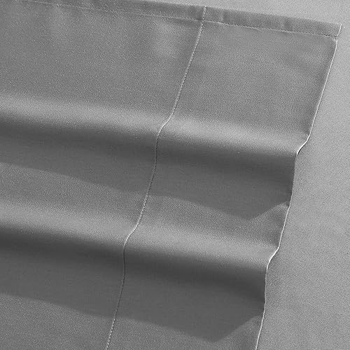 Miniatura 10 de Vera Wang - Juego de sábanas tamaño Queen, ropa de cama de algodón satinado de lujo, 800 hilos, decoración suave y lisa para el hogar (cuarzo rosa,