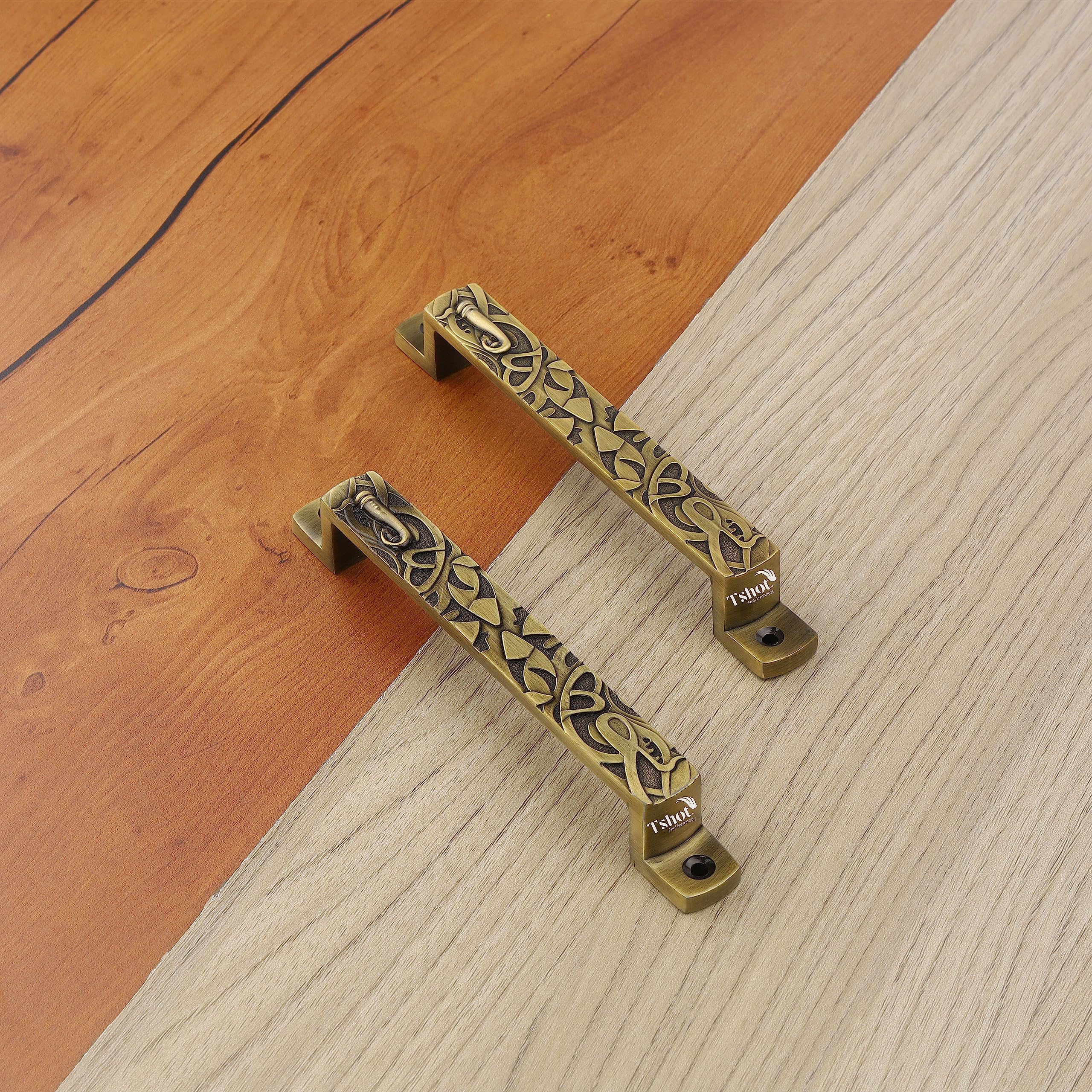 Tshot Antique Door Handles for Main Door (7 Inch) Door Handles for Home and House/Office/Hotels Antique- Finish Pack of 2 (Door Handle- Ganpati Pack of 2) (B0C7L94DVL) Amazon Price History, Amazon Price Tracker