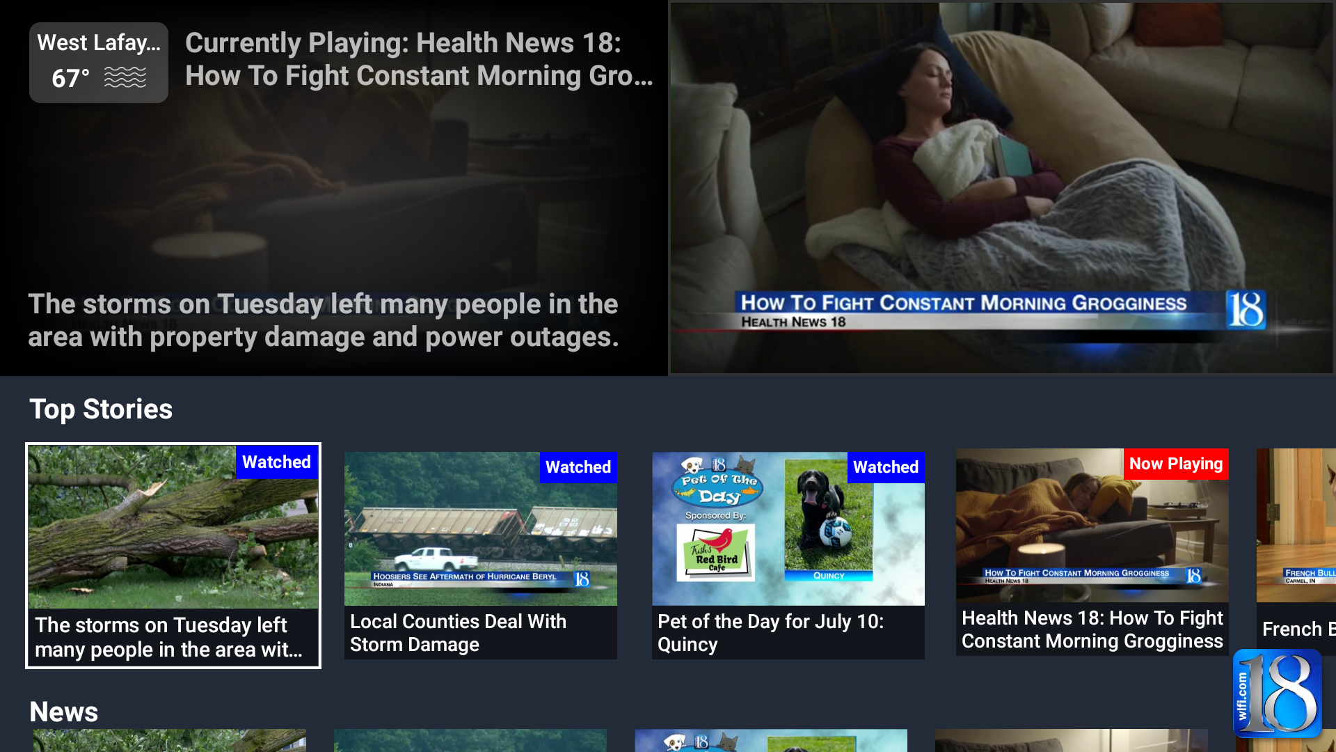 WLFI News 18 - App on Amazon Appstore
