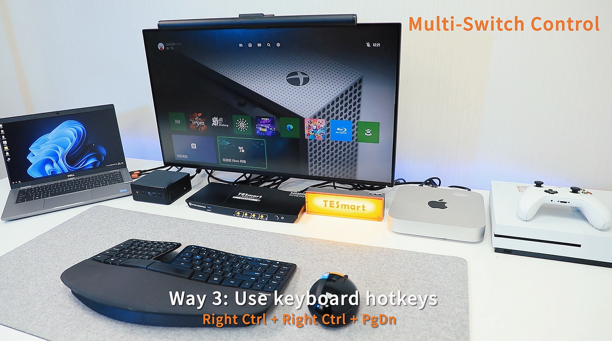 Amazon.com: TESmart USB 3.0 HDMI KVM Switch 1 Monitor 4 Computers