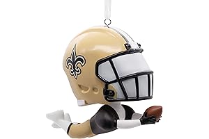 Hallmark Keepsake Christmas Ornament 2022 NFL New Orleans Saints Bouncing Buddy