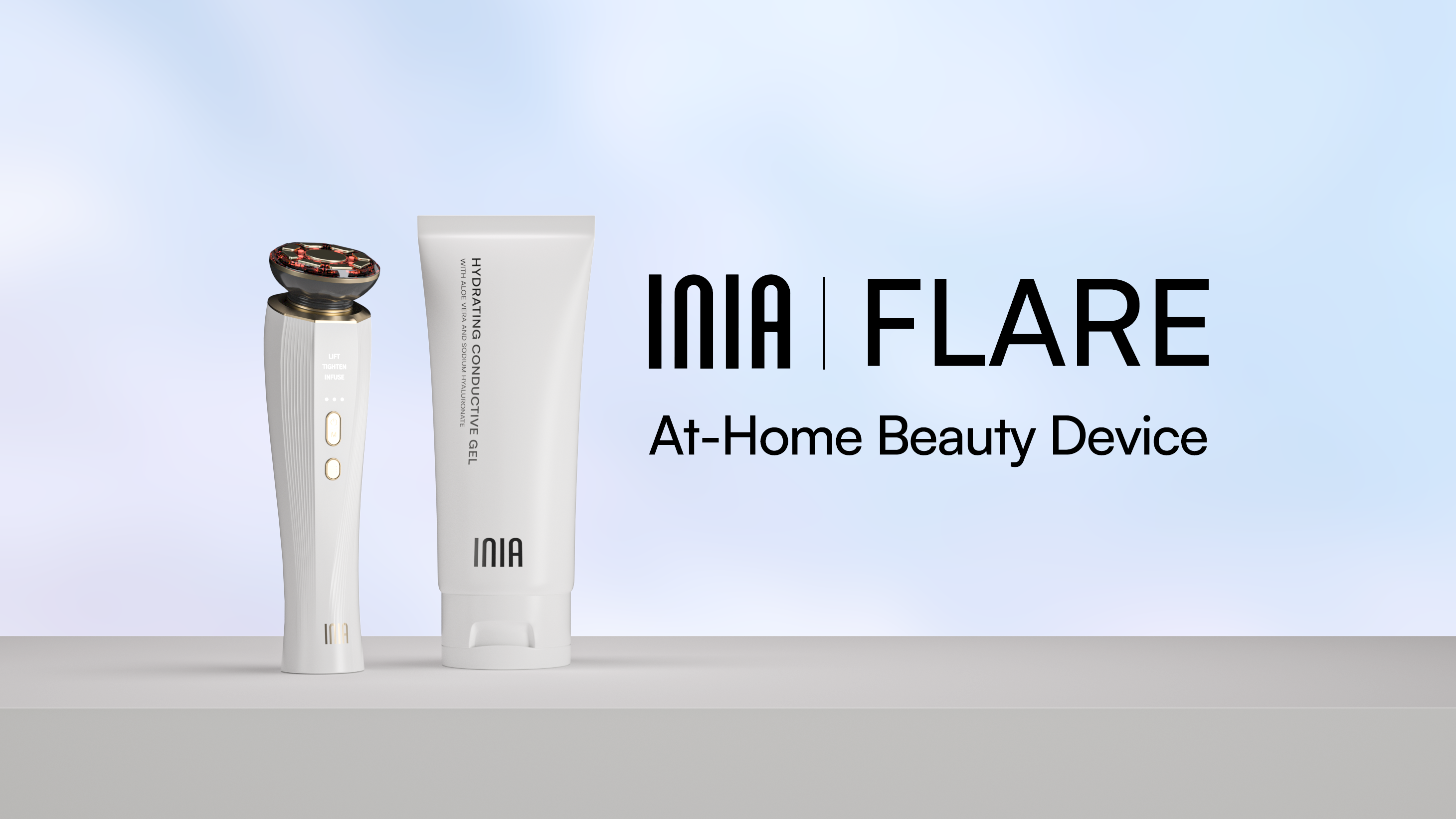 Watch INIA FLARE with 300g Gel-At Home Beauty Device on Amazon Live
