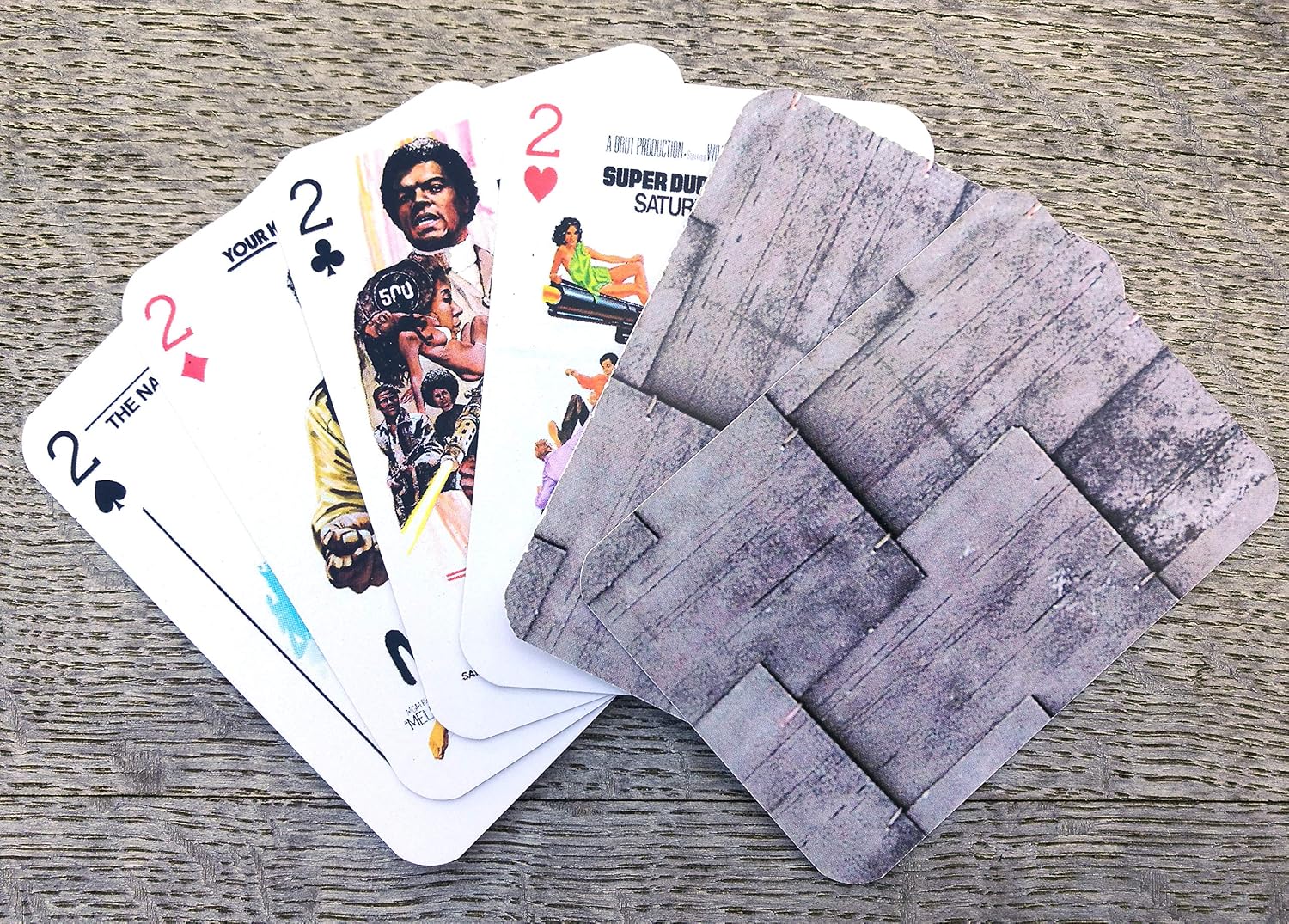 Playing Cards (Poker Deck 54 Cards All Different) BLAXPLOITATION Vintage Movie Posters Vintage Trash Movie Posters Crime Action