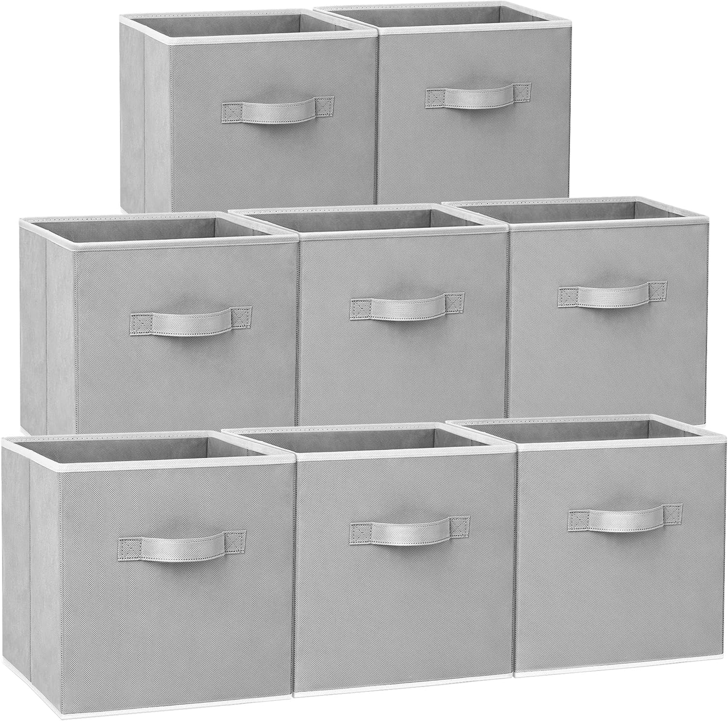Criusia Large Storage Cubes 13 Inch Heavy Duty Fabric