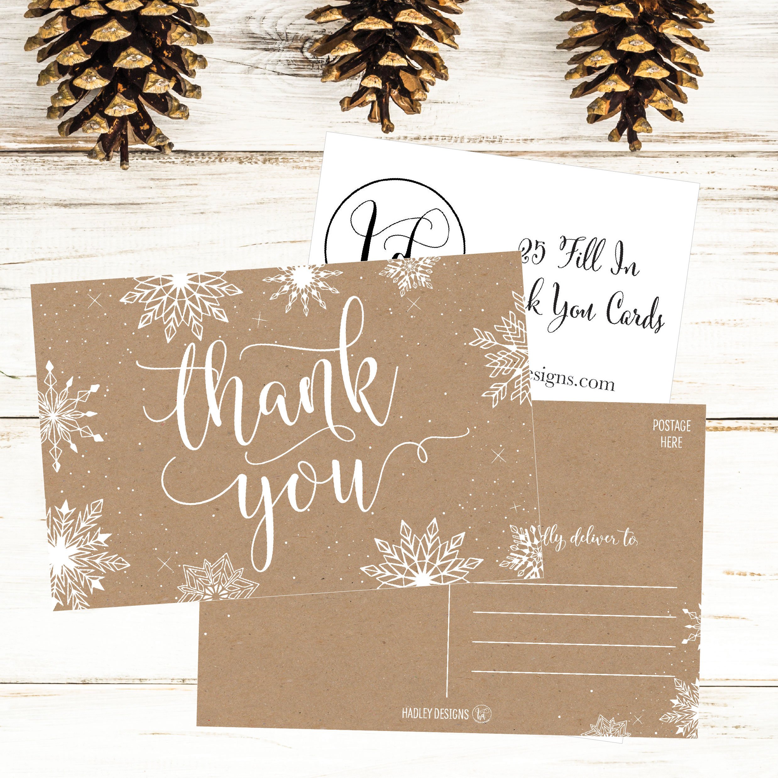 Thank You Set Of 50 Postcards 4 X 6 Thank You Postcards | Etsy