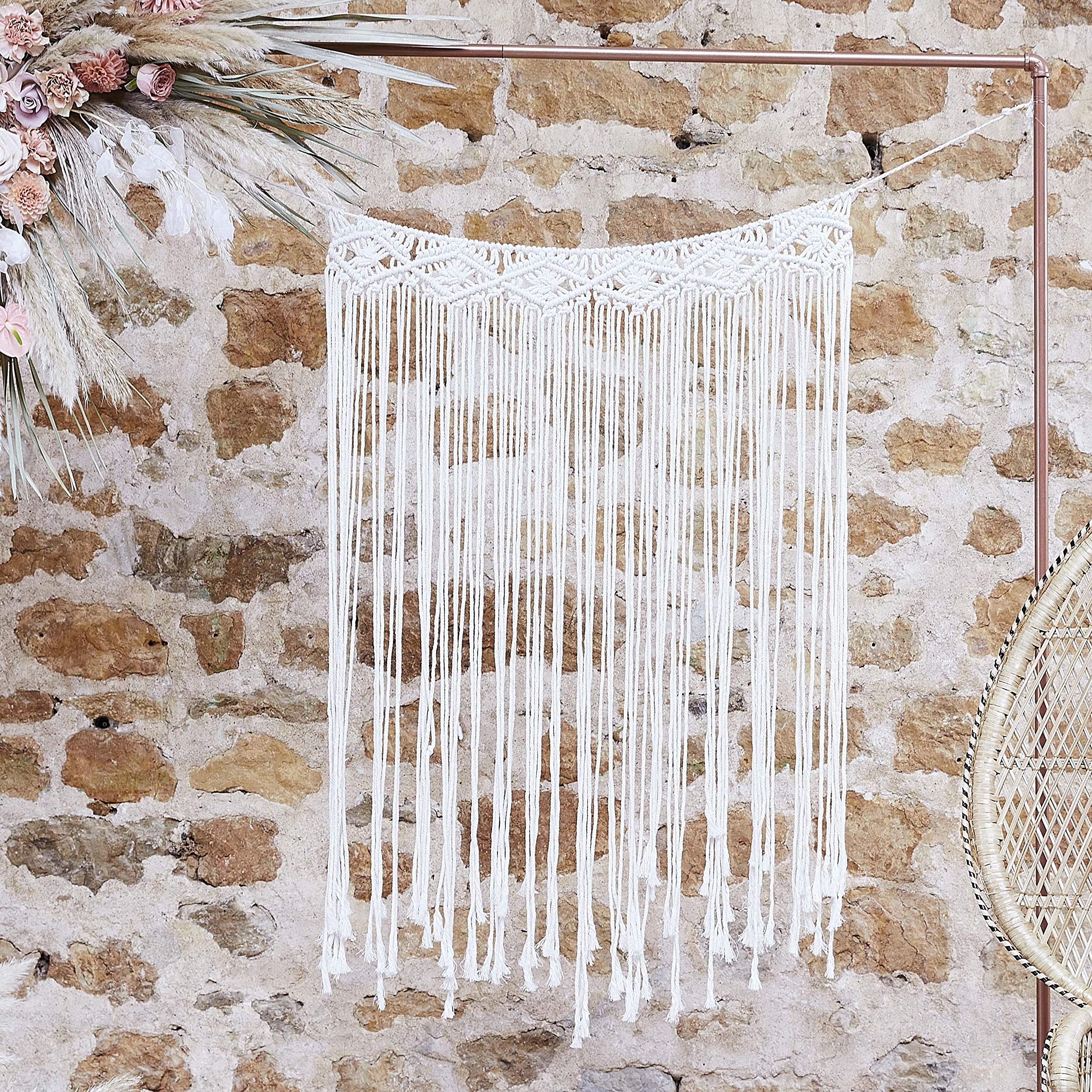 Ginger Ray Macrame Wall Hanging Backdrop, 110cm wide
