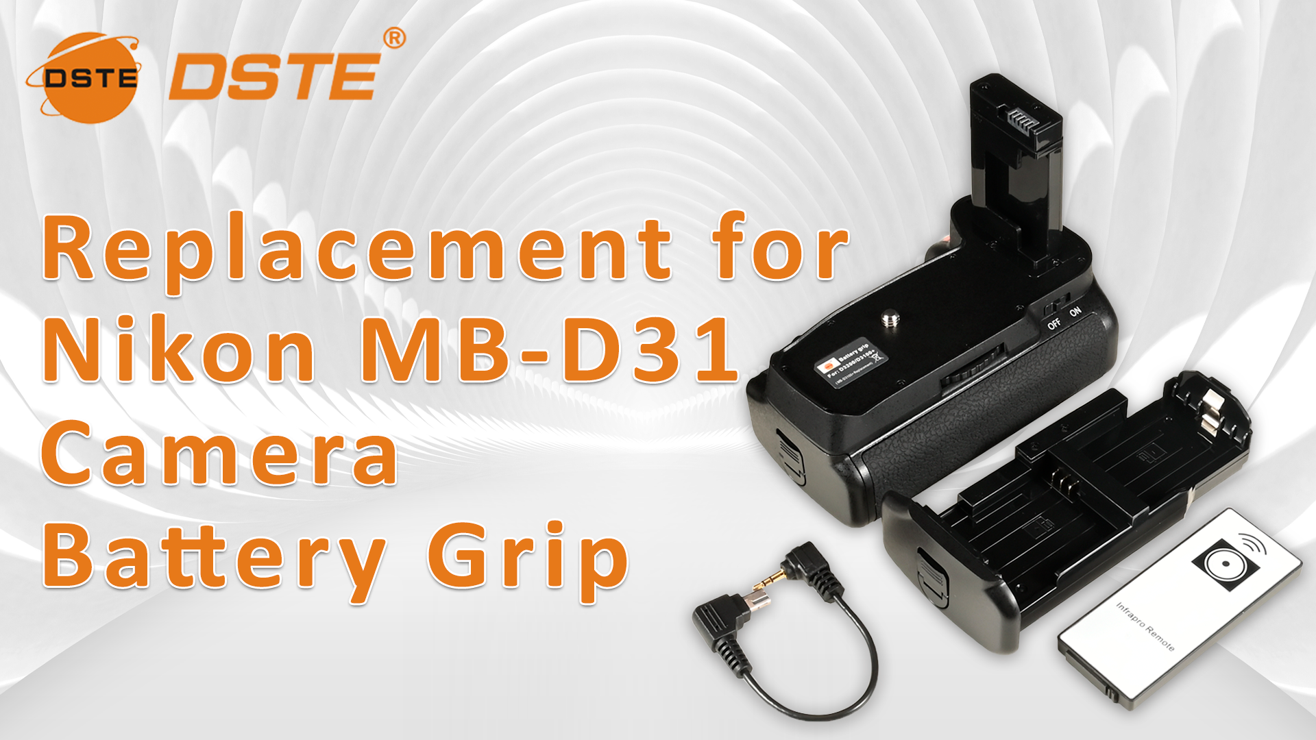 Amazon.com : DSTE® Pro IR Remote MB-D31 Battery Grip Compatible