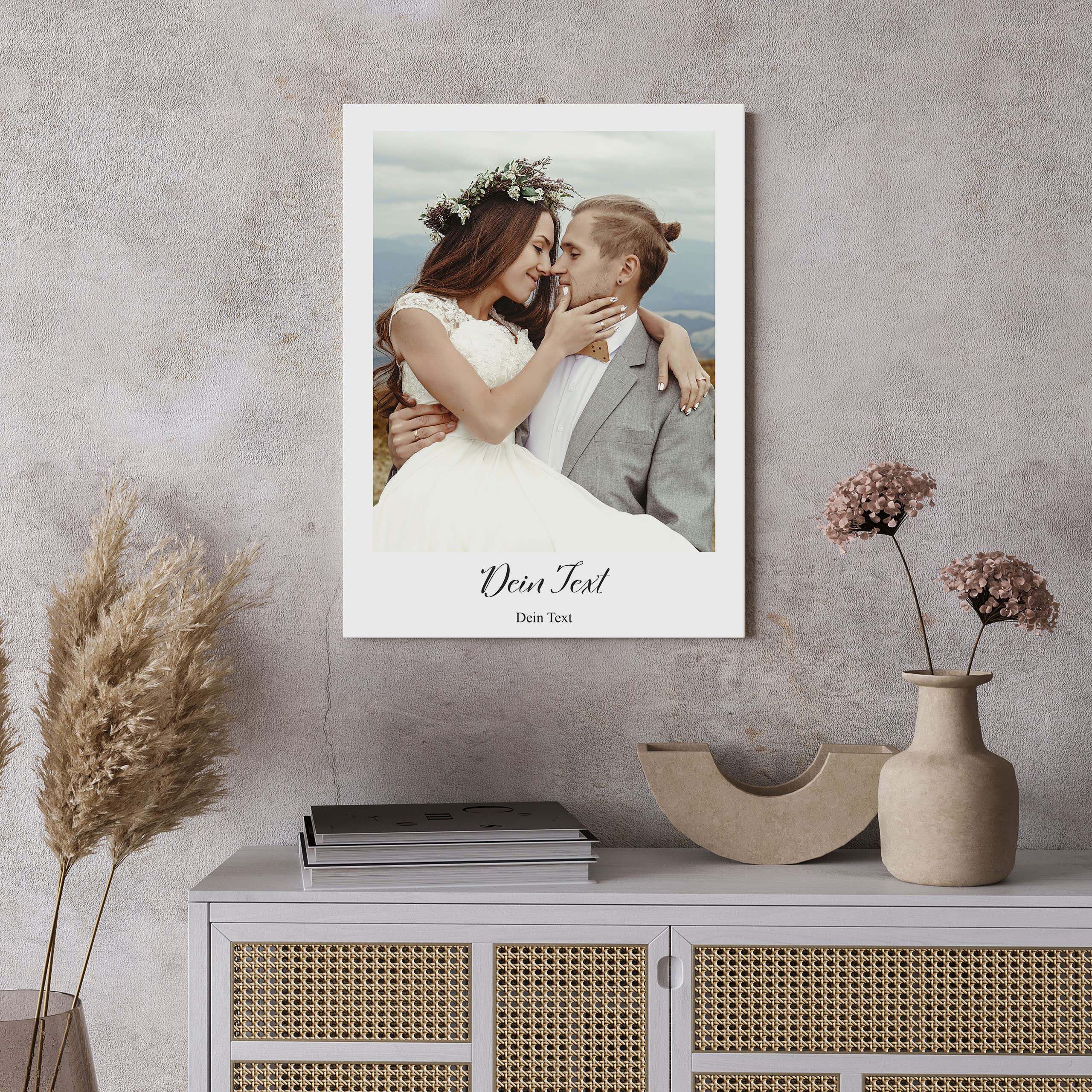 Muralo Personalisierte Leinwand mit eigenem Bild, Wandbild - 120x80 cm | Foto-Leinwandbild, hochauflösender Druck, lebendige Farben - ideal für Wohnzimmer und Schlafzimmer, Ein Geschenk fürs Leben