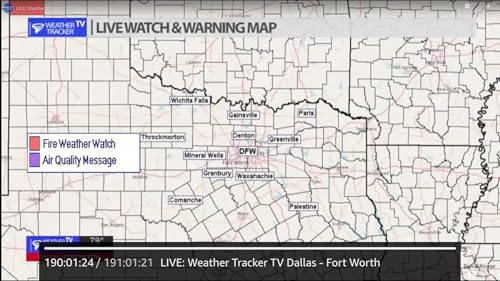 Weather Tracker TV Dallas - Fort Worth