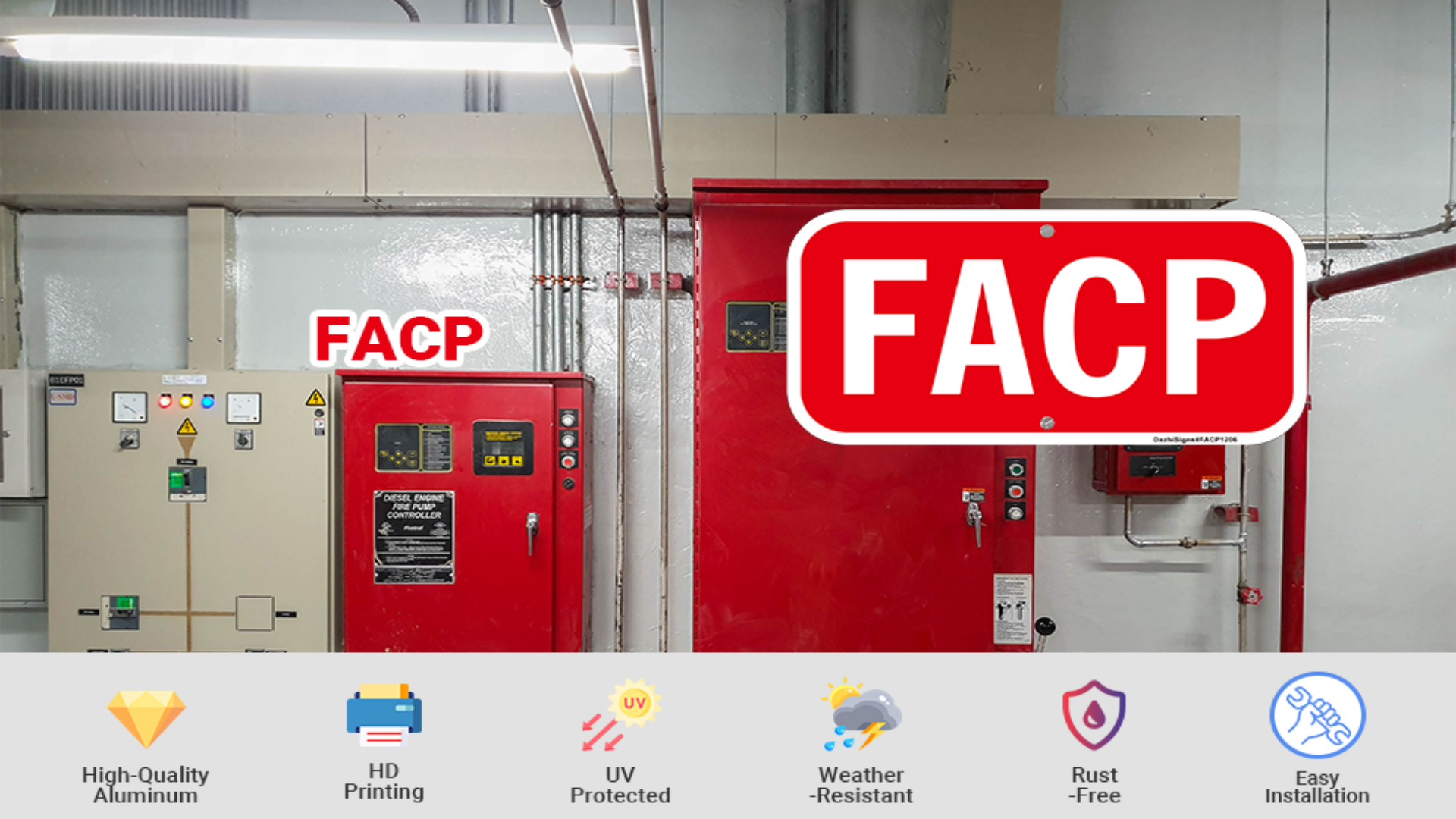 Facp Fire Code Watch FACP Sign, Fire Alarm Control Panel Sign on Amazon Live