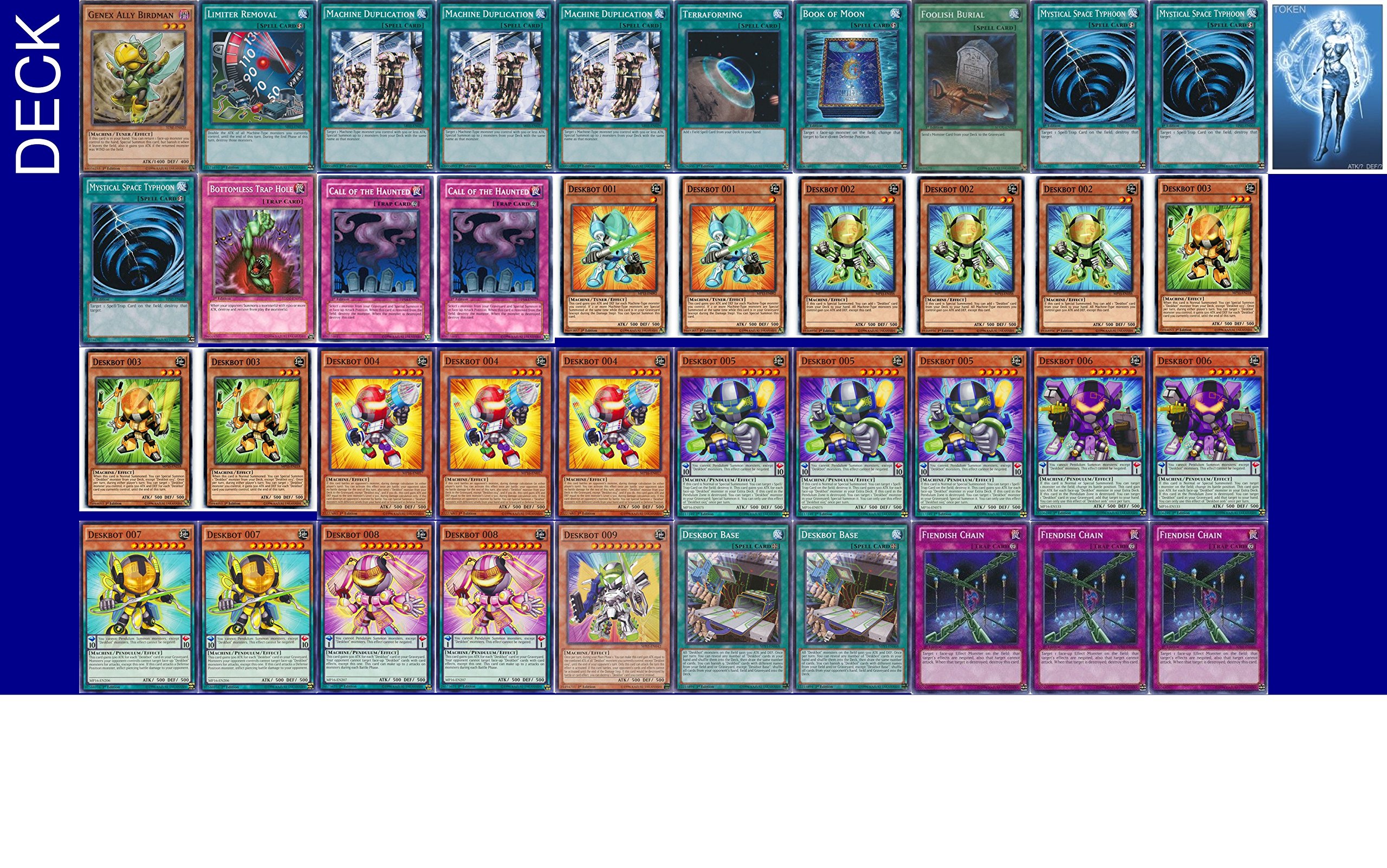 yugioh deskbot deck YUGIOH Tournament Ready Deskbot Deck y Exclusivo Juego de fichas Phantasm :  Amazon.com.mx: Juguetes y Juegos
