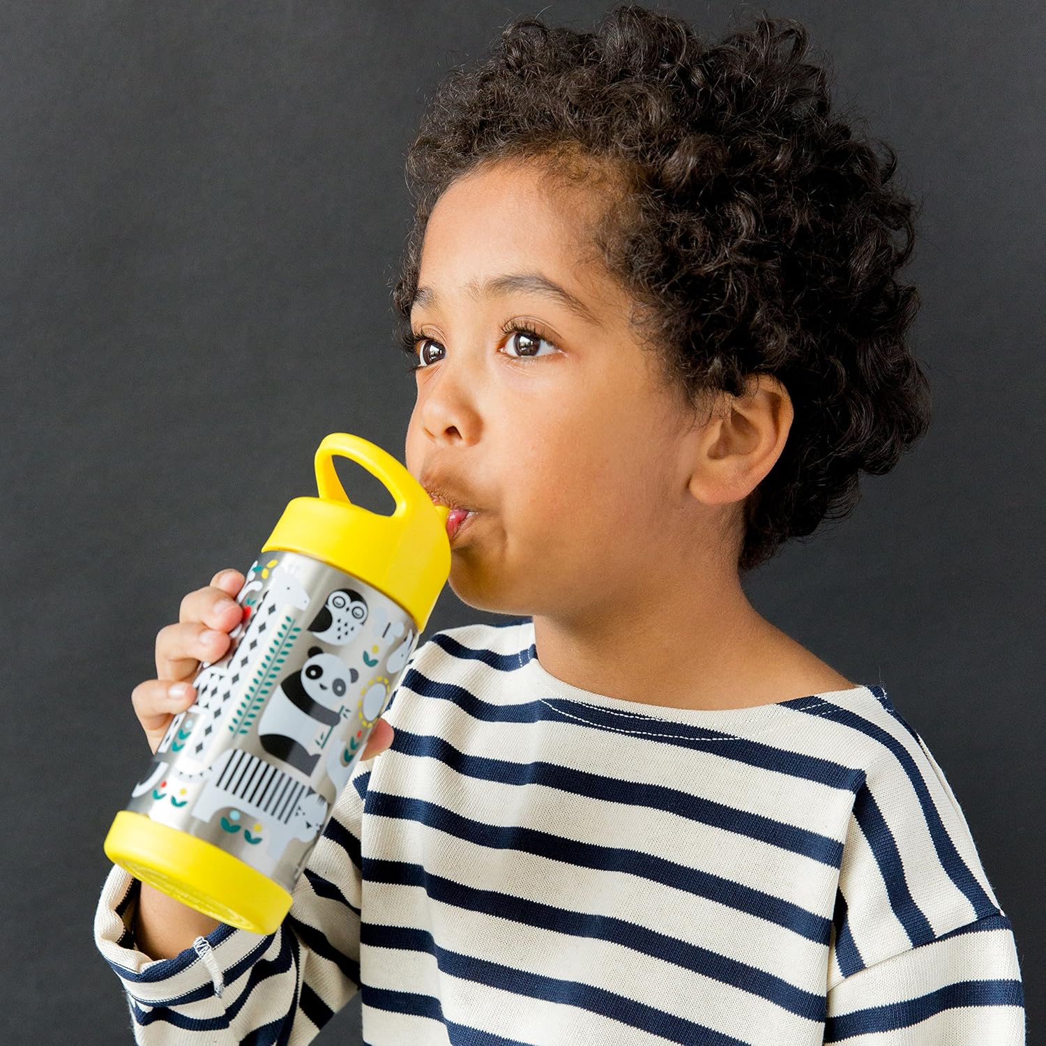 Petit Collage Insulated Stainless Steel Water Bottle Animals