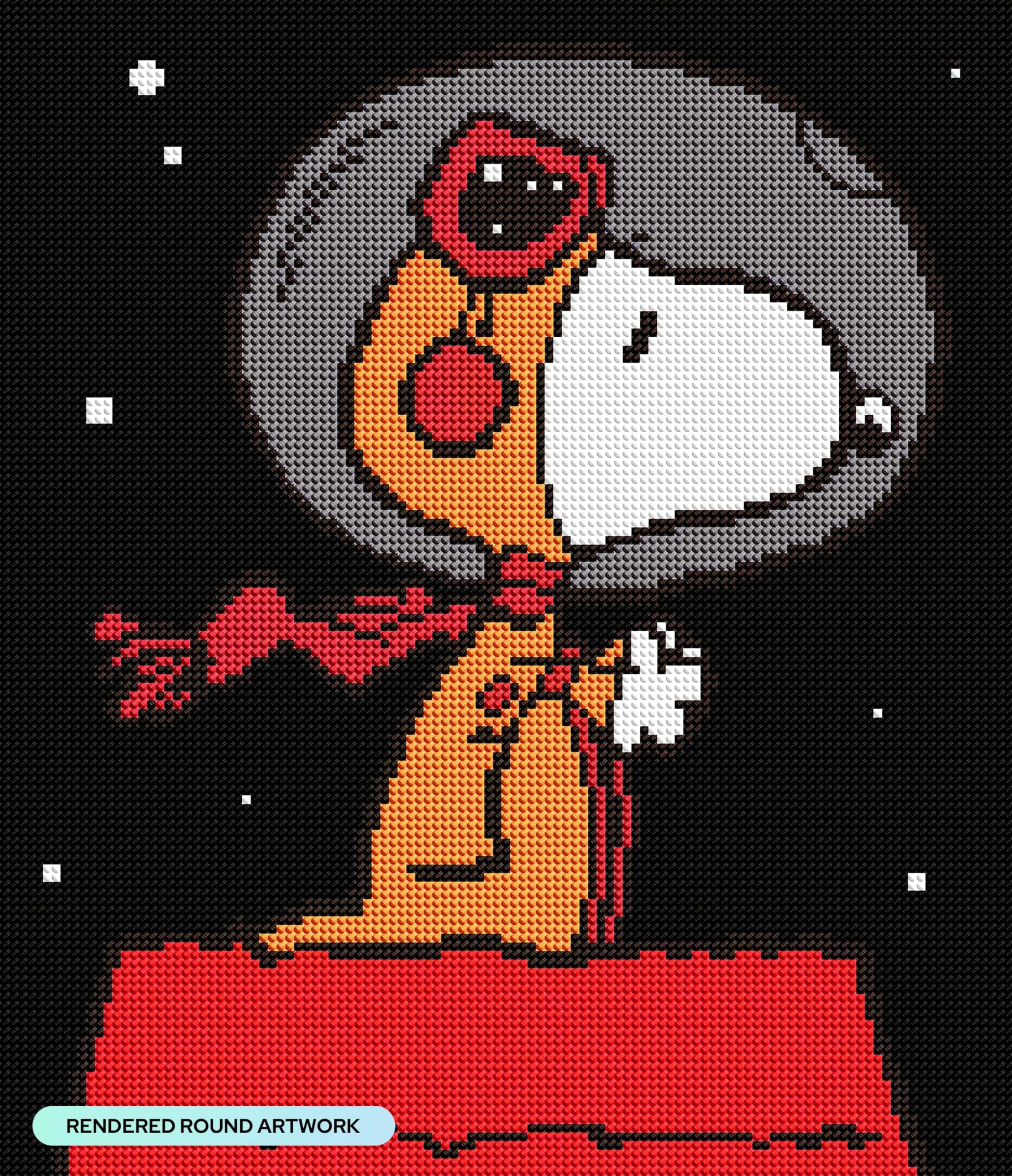 Amazon.com: DIAMOND ART CLUB Earth to Snoopy Diamond Painting Kit