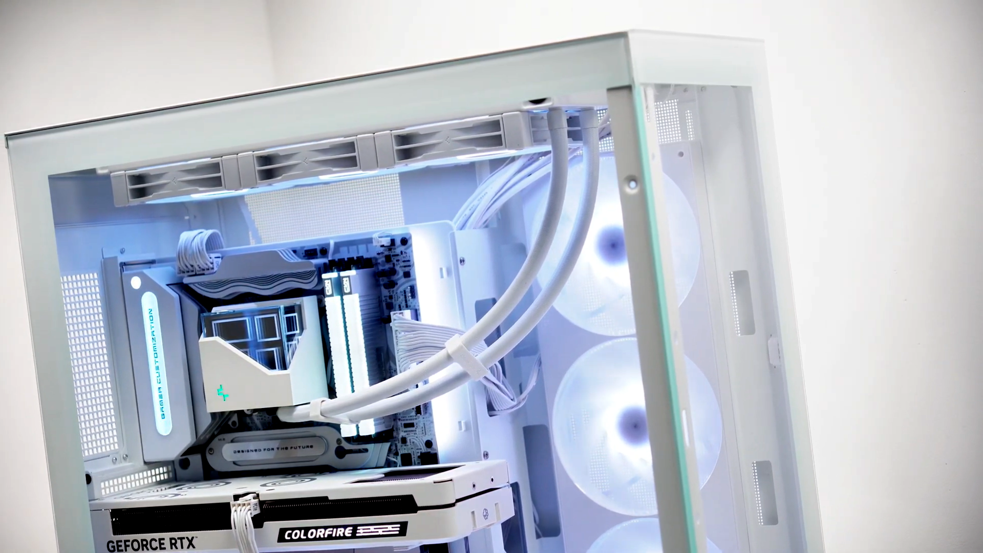 Watch DeepCool CH780 WH White PC case ATX Dual-Chamber 420mm AIO