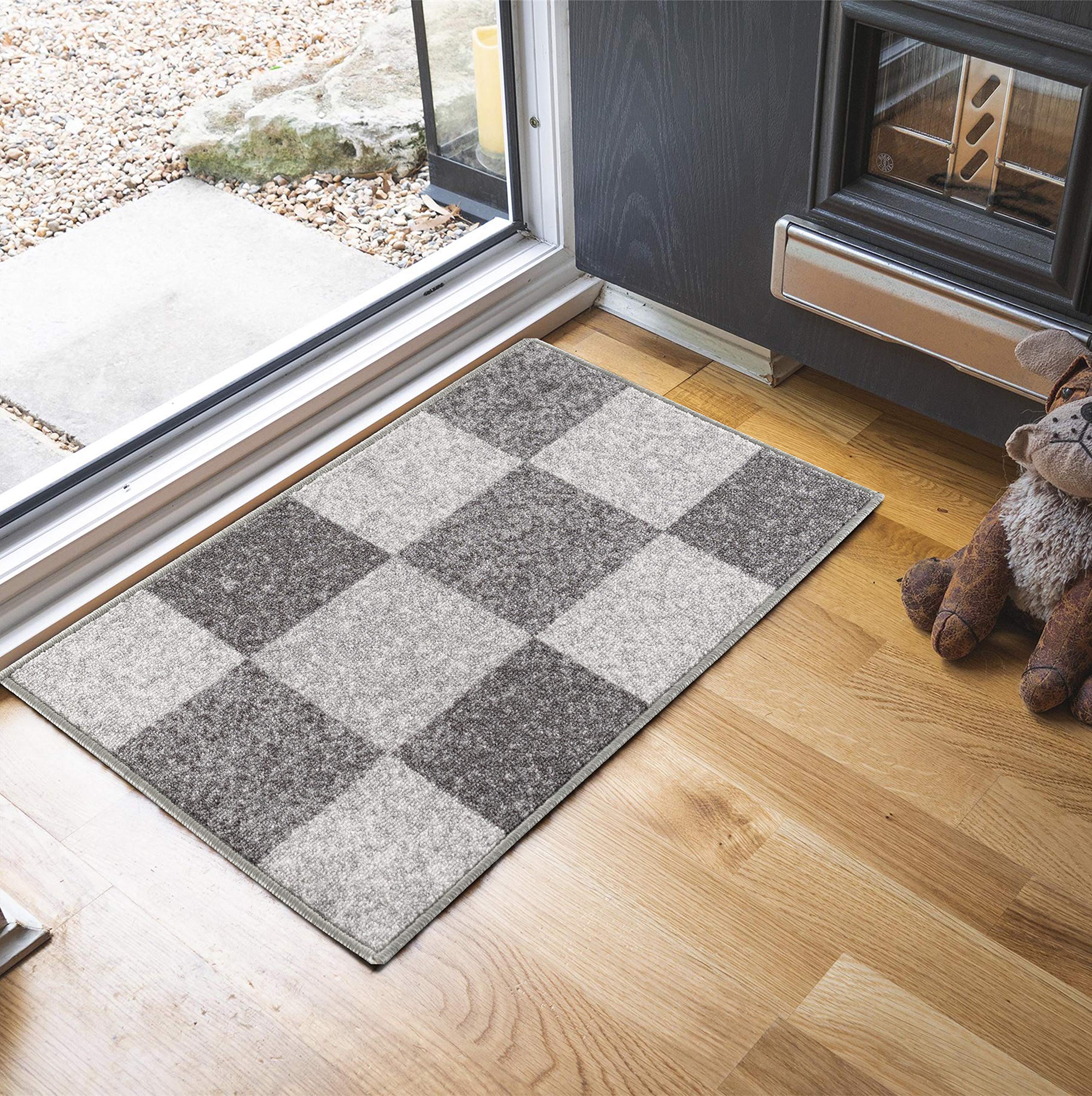 Washable Door Mat Kitchen Mats Non Slip Geometrical Design Hall Runner- Indoor Door Mat - Hallway-Passage Corridor Doormats - Floor Mat — view 28