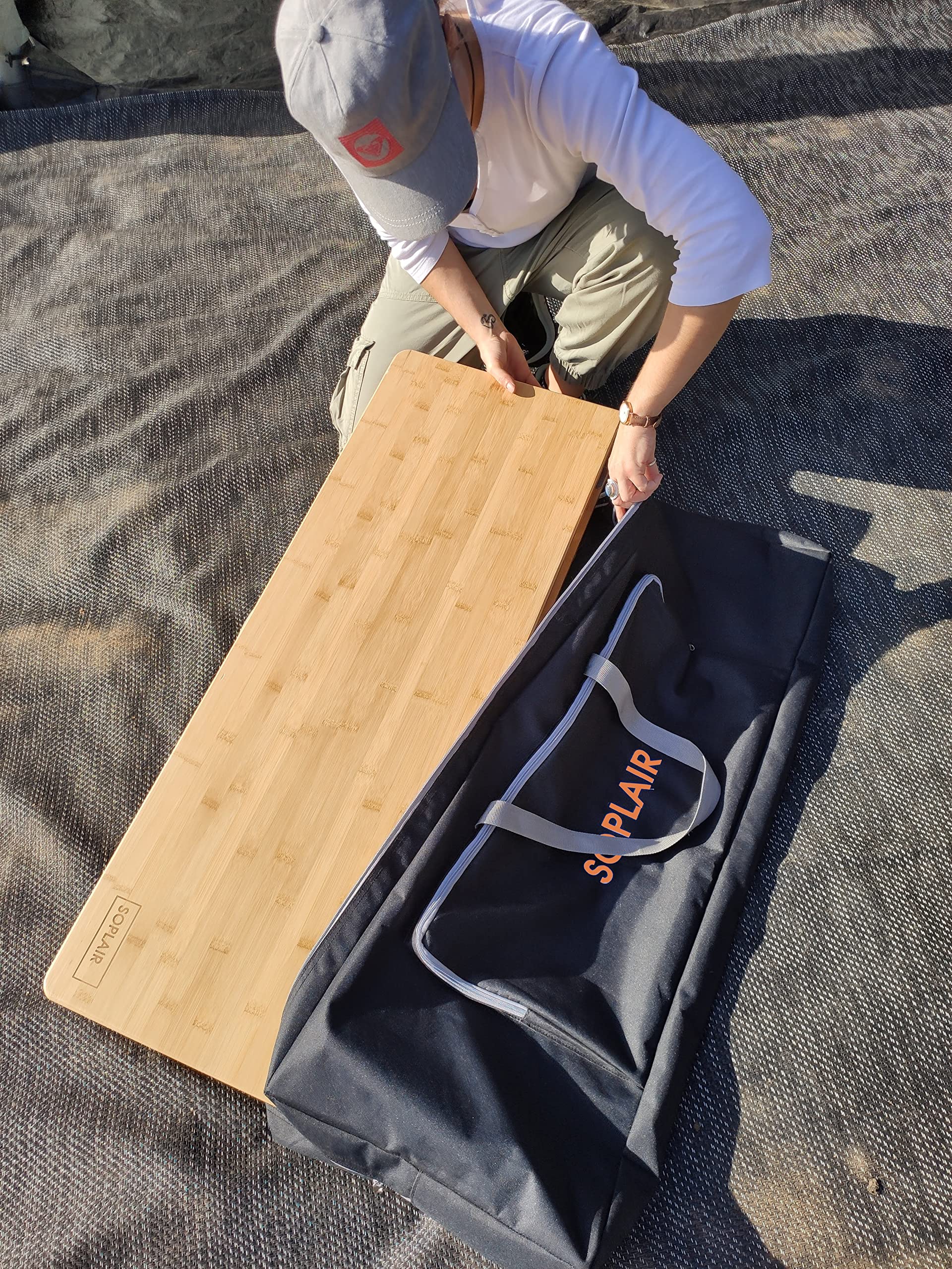 Soplair Table Valise Bamboo 4 Personnes