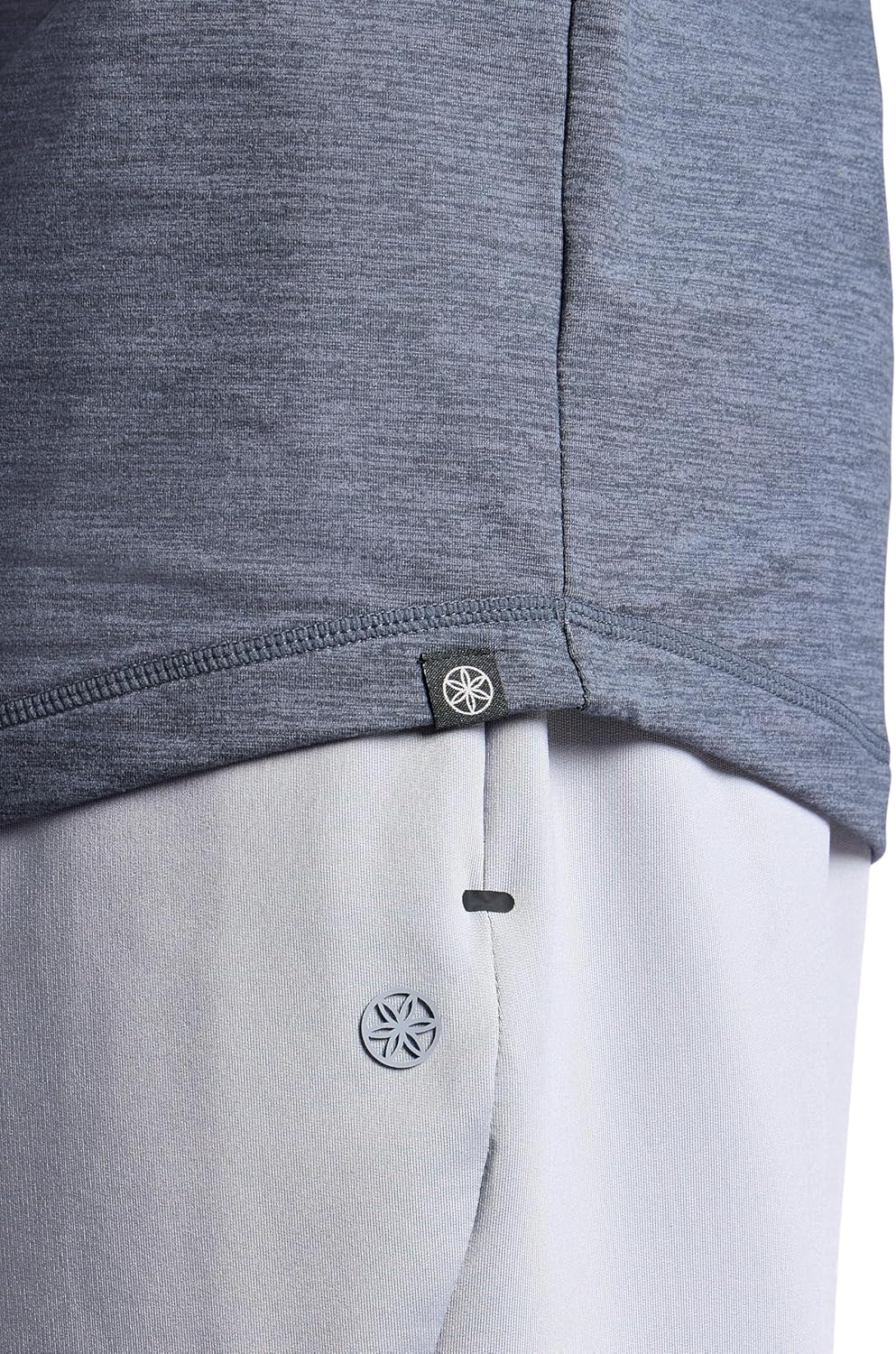 Gaiam Mens Breathe Ease Short Sleeve Crewneck Top, Standard Fit, Stretch Heavyweight Performance Material - Image 5