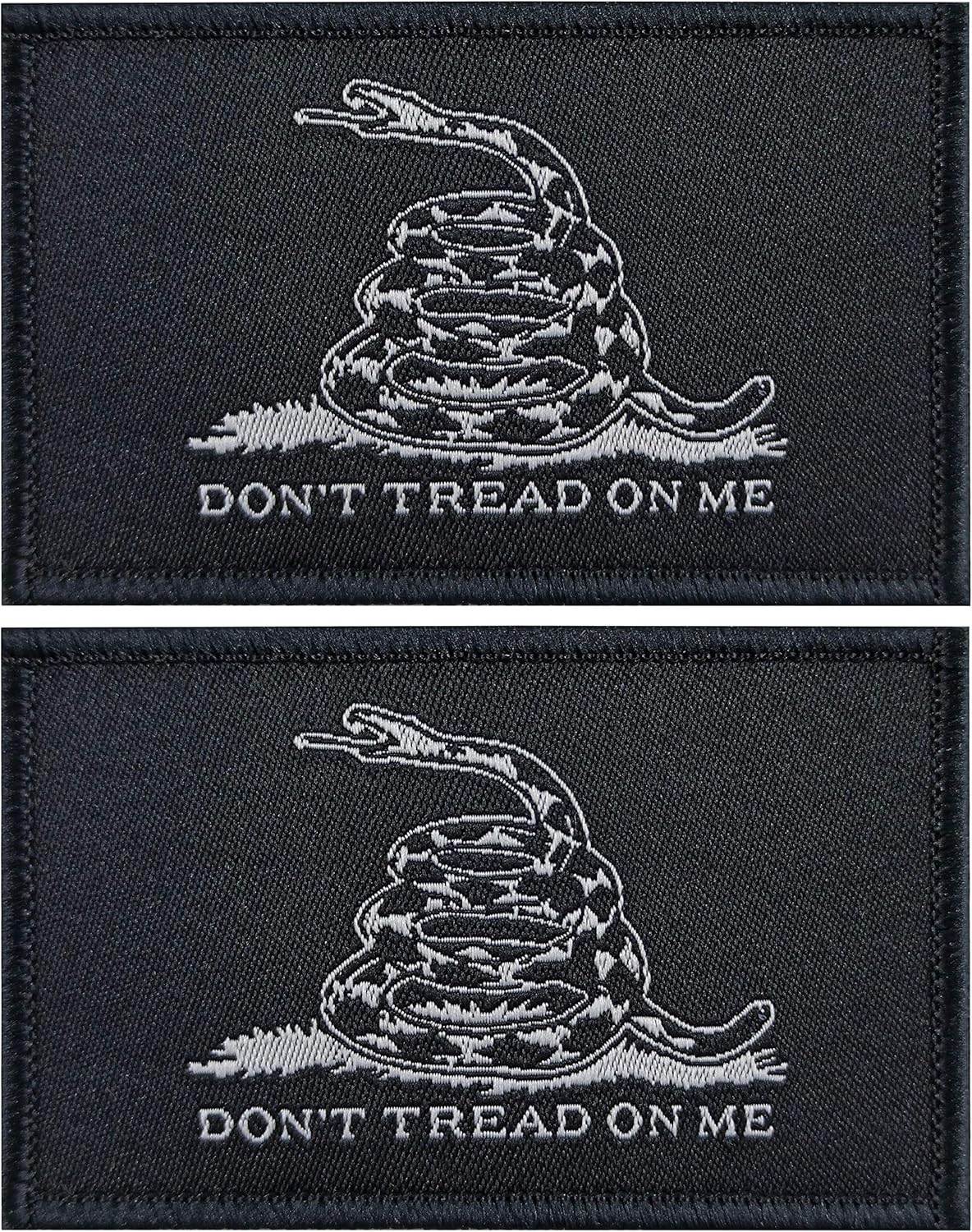 Amazon.com: JBCD 2 Pack Gadsden Flag Patch Don't Tread On Me Flags ...