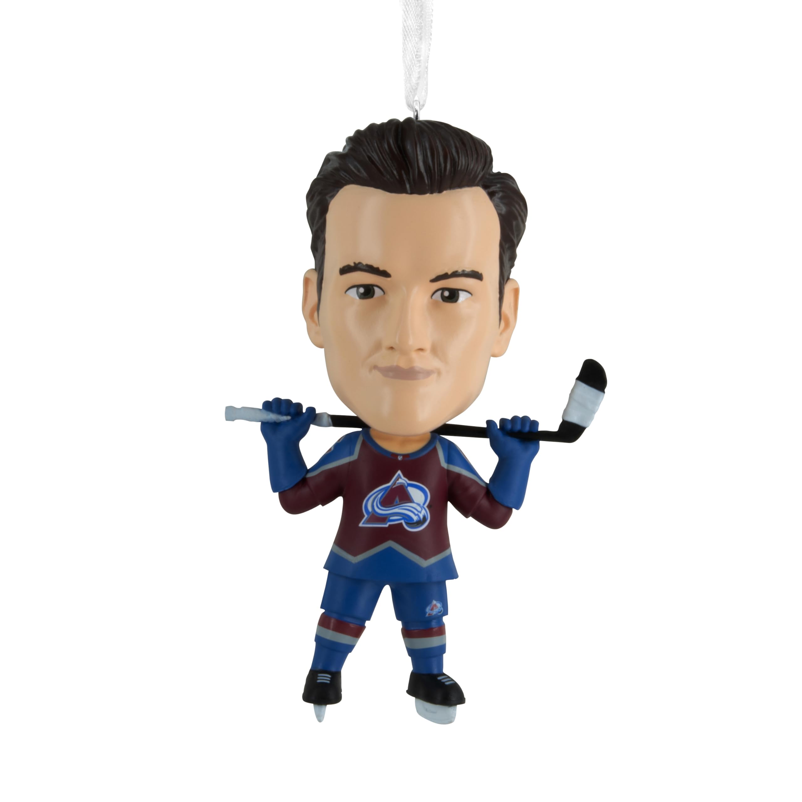 Hallmark NHL Colorado Avalanche Cale Makar Bouncing Buddy Christmas Ornament