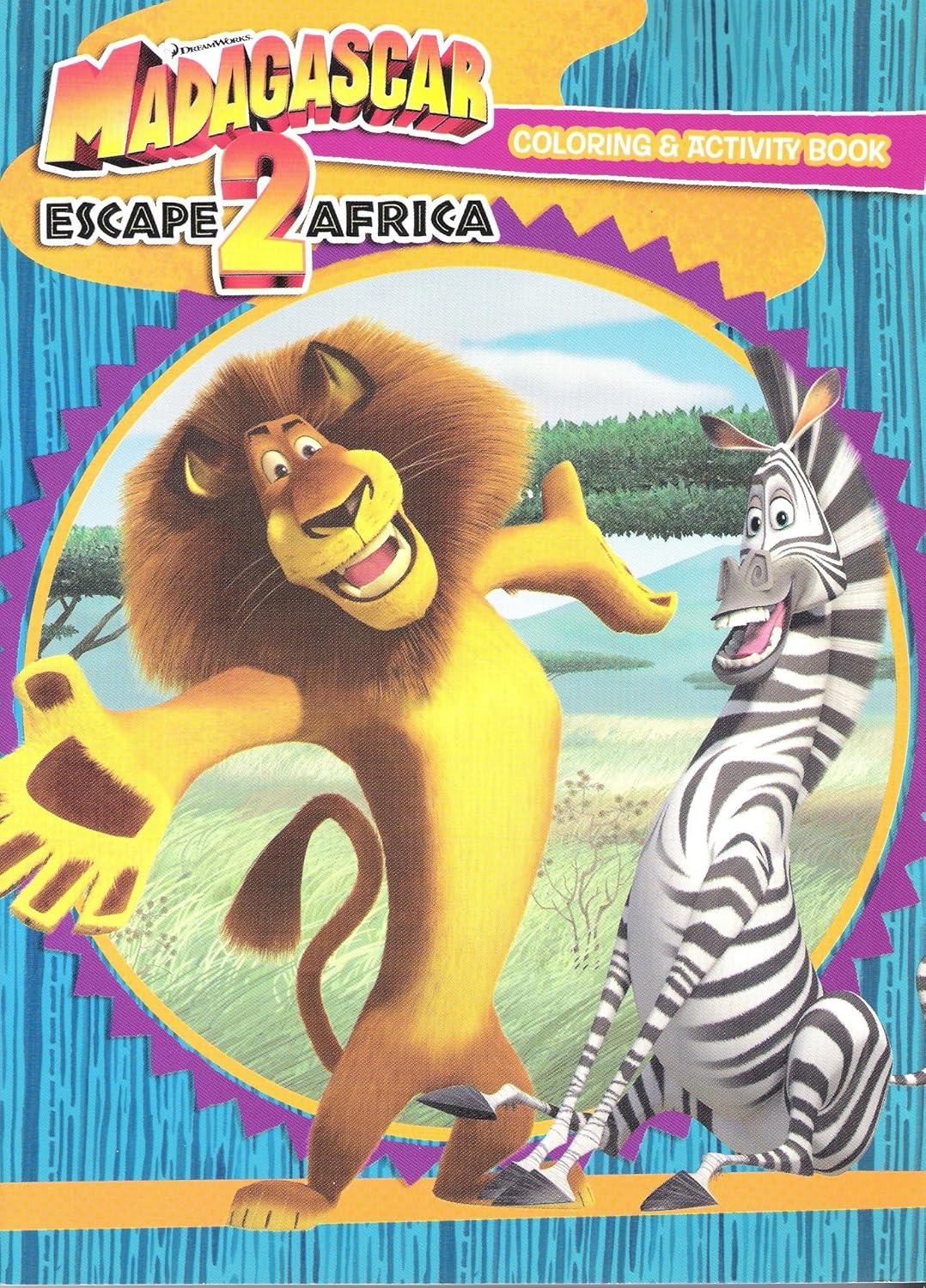 Madagascar 2 Escape Africa Coloring & Activity Book: Dream Works